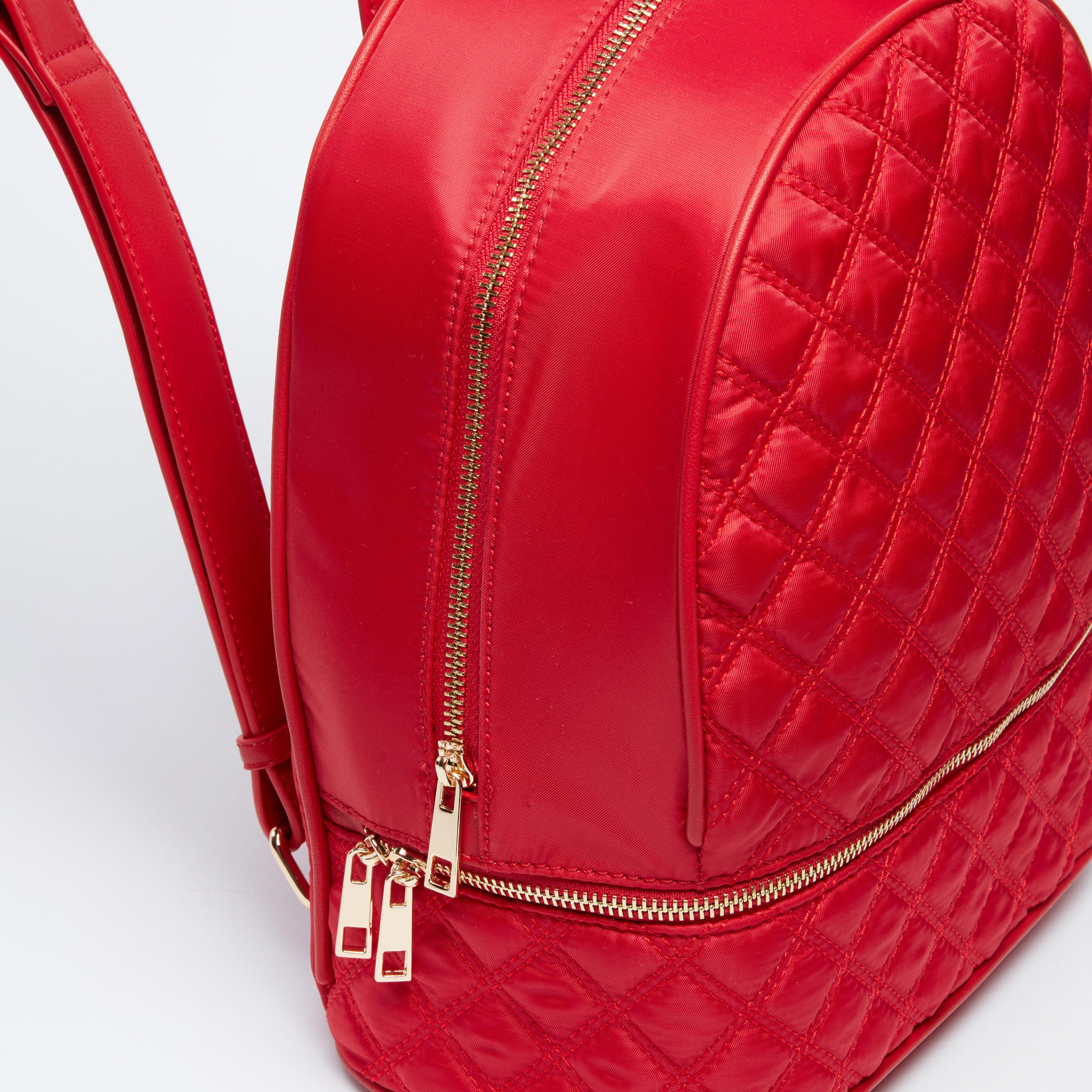 Quilted Backpack with Zip Closure and Adjustable Straps-women-bagsandwallets-handbags-image-2