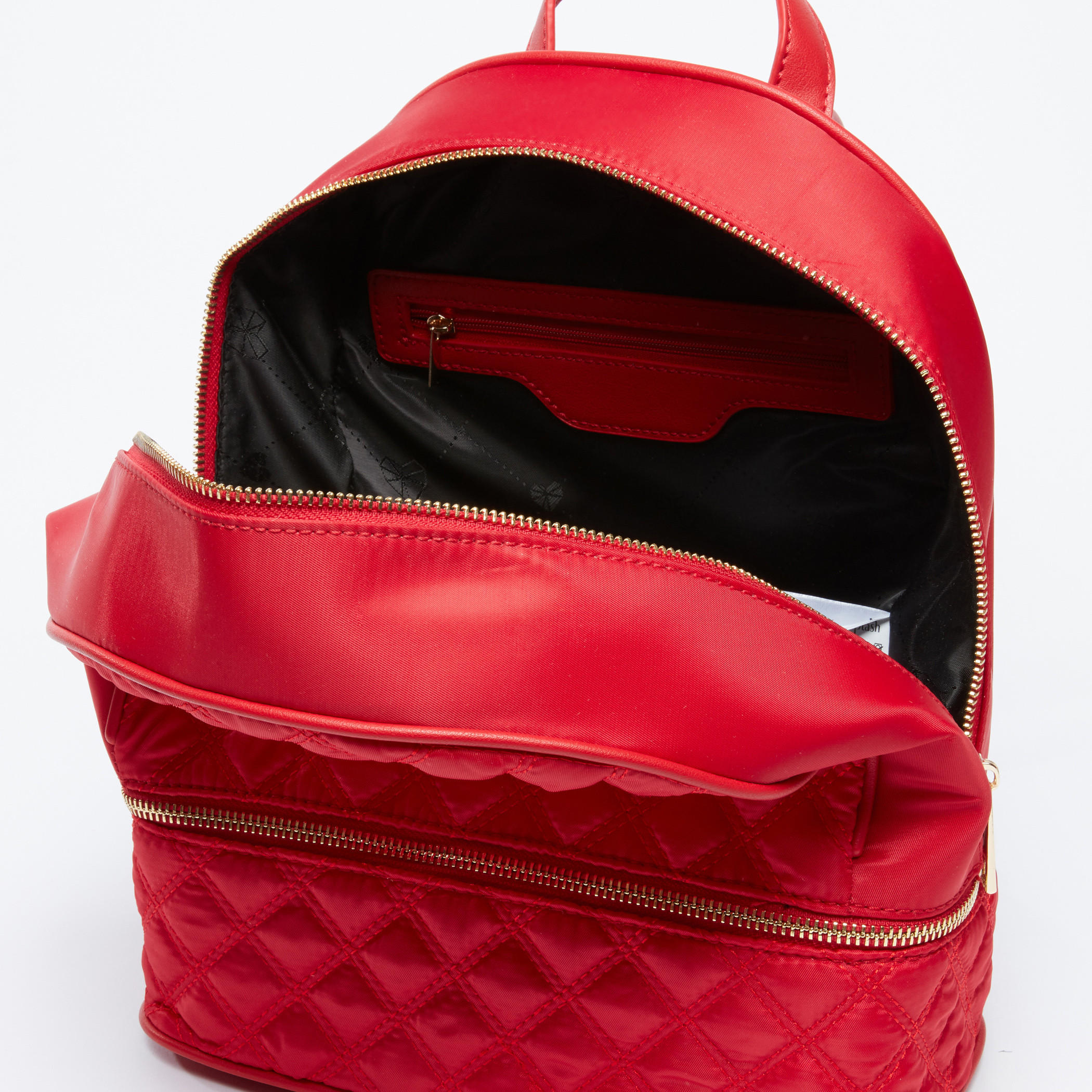 Quilted Backpack with Zip Closure and Adjustable Straps-women-bagsandwallets-handbags-image-4