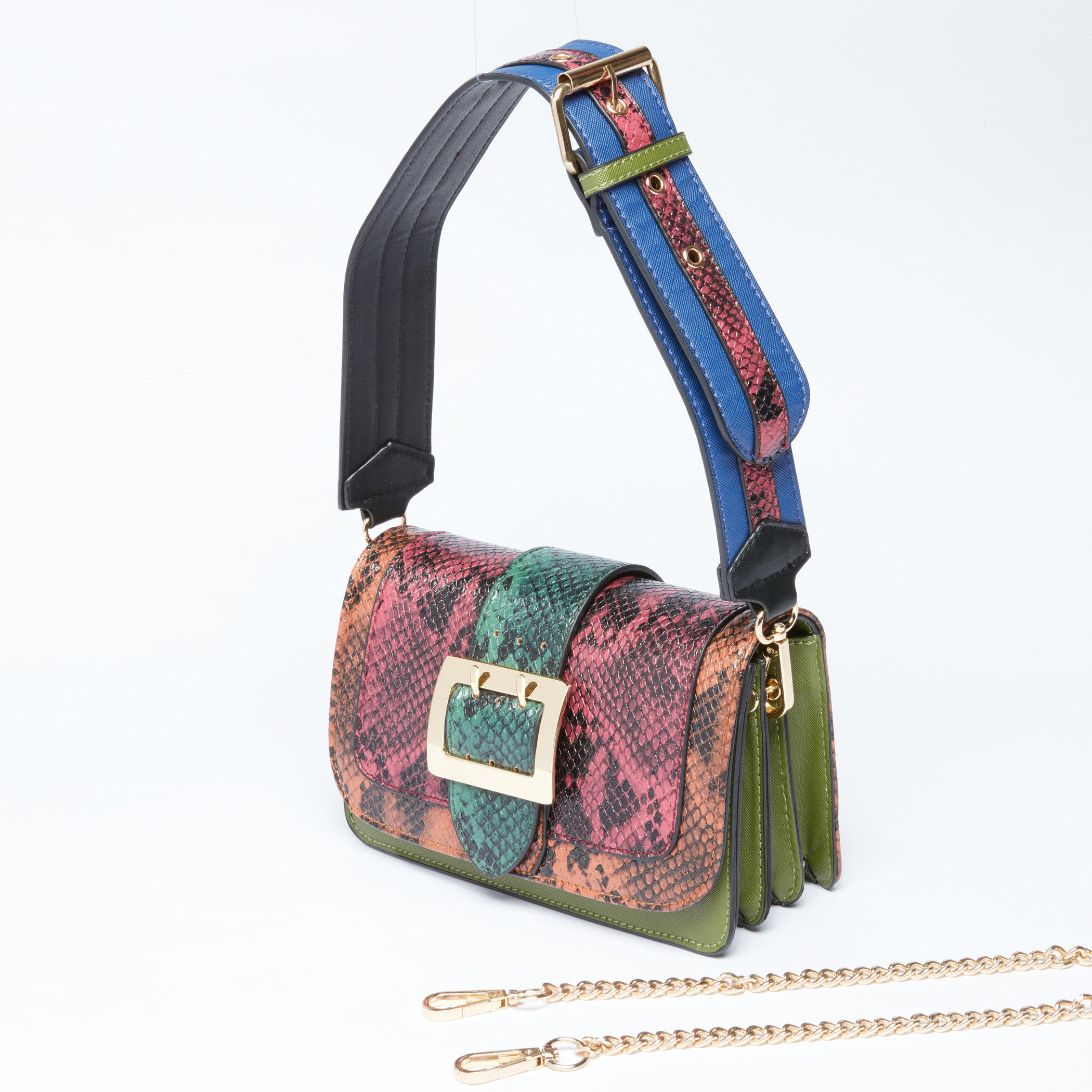 حقيبة ساتشيل بارزة الملمس بزر إغلاق مغناطيسي-women-bagsandwallets-handbags-image-3