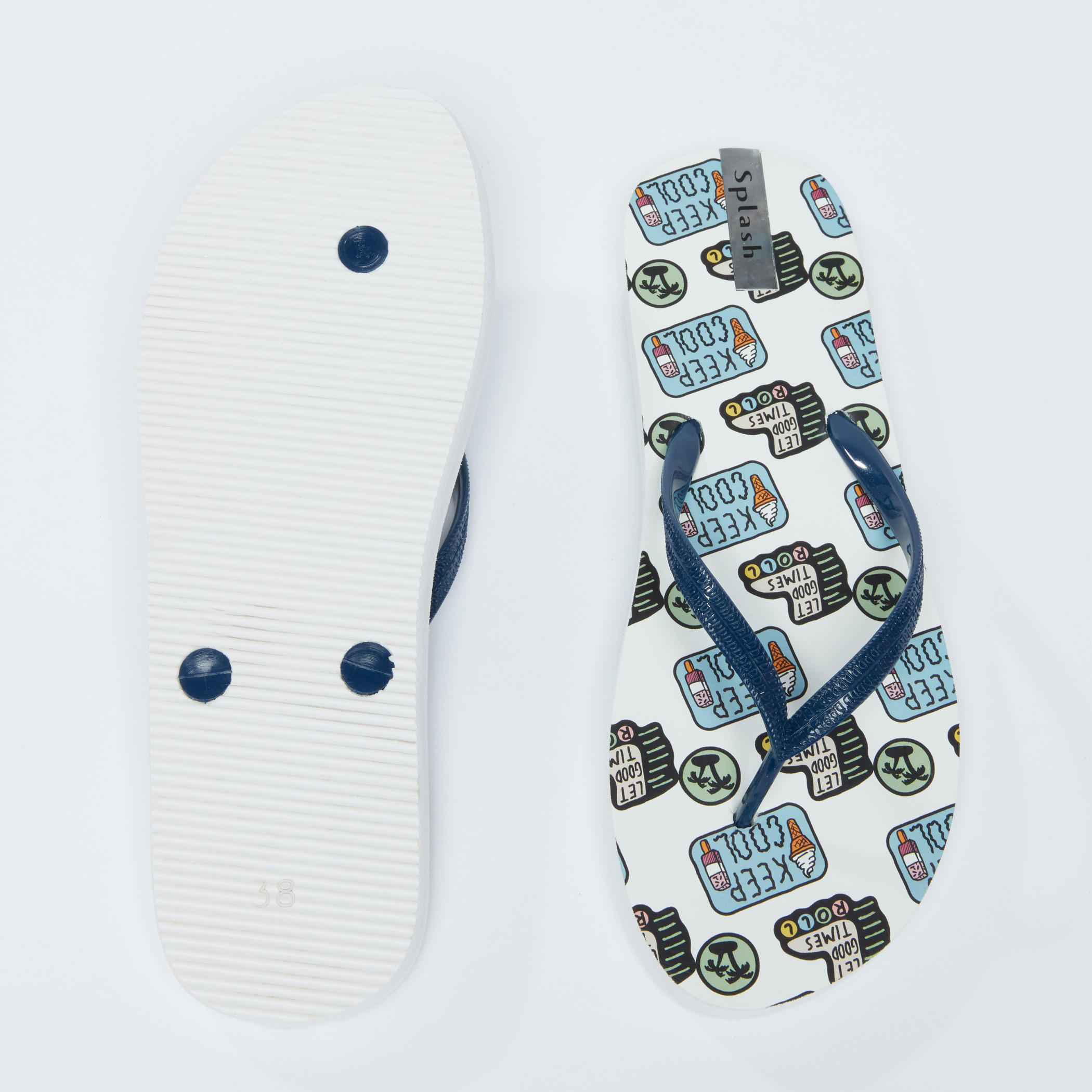 شبشب فليب فلوب بأحزمة بارزة الملمس وطبعات-women-shoes-flipflopsandslides-image-1