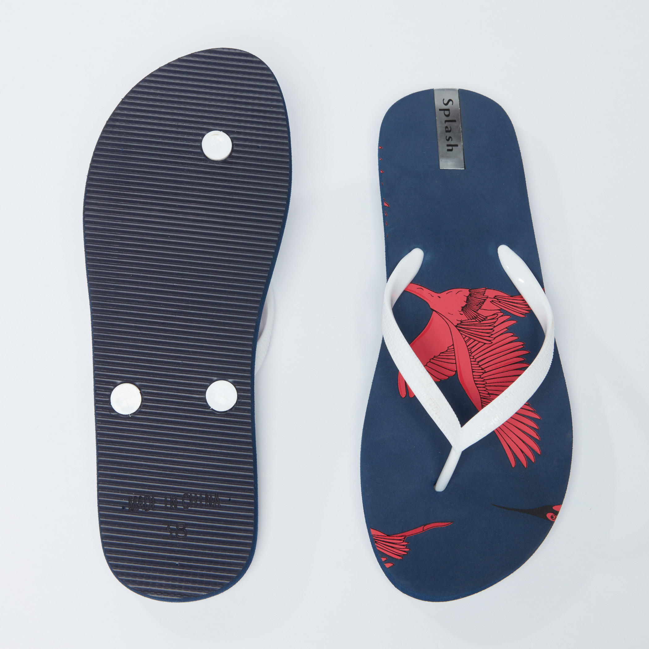 Printed Flip Flops with Textured Straps-women-shoes-flipflopsandslides-image-4