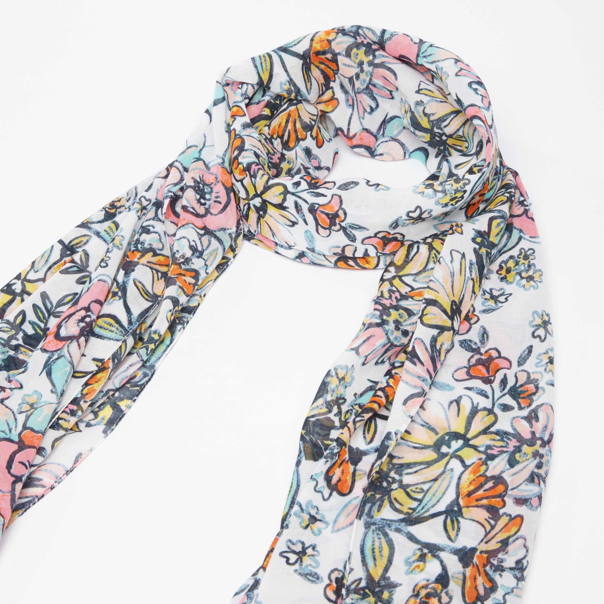Floral Printed Rectangular Scarf-women-clothingaccessories-scarves-image-1