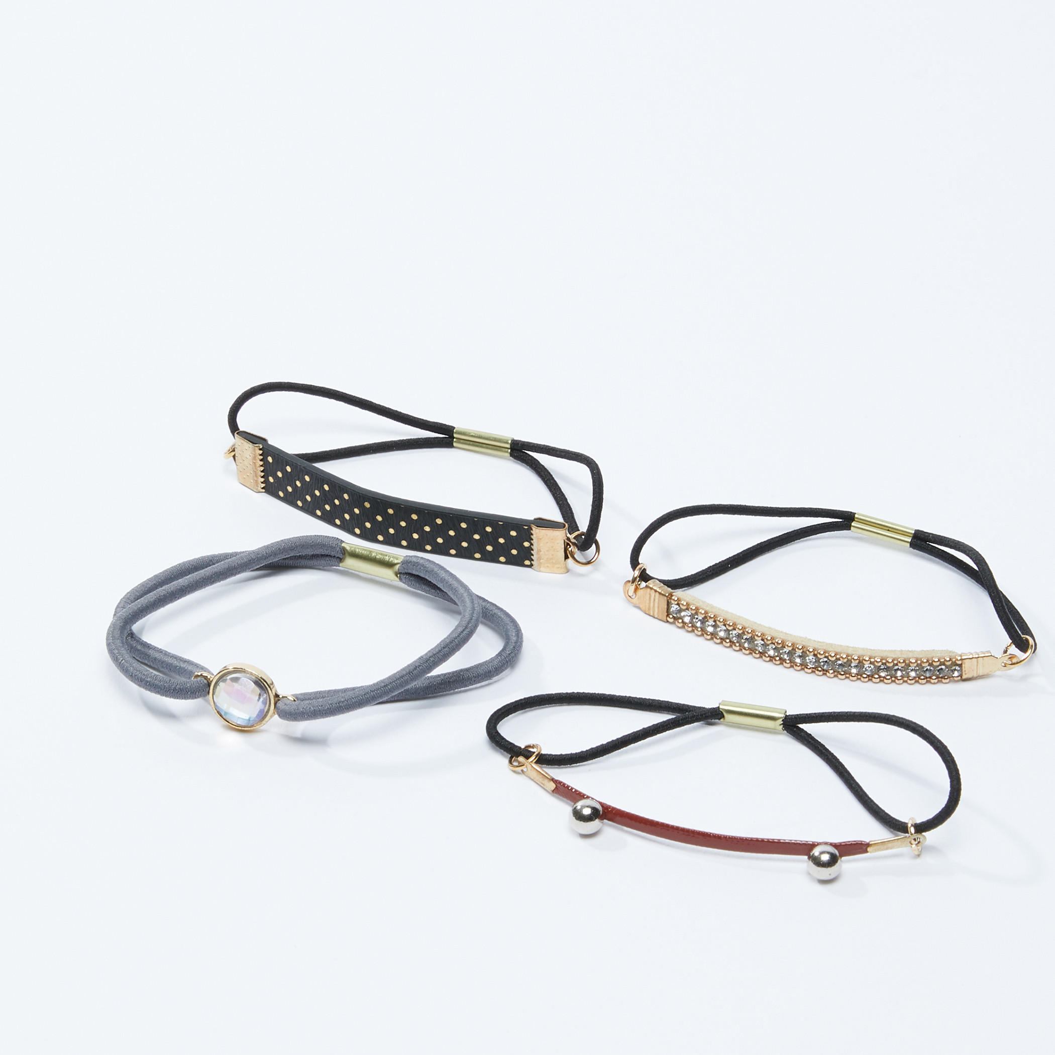 Assorted Hair Tie - Set of 4-women-hairaccessories-image-1