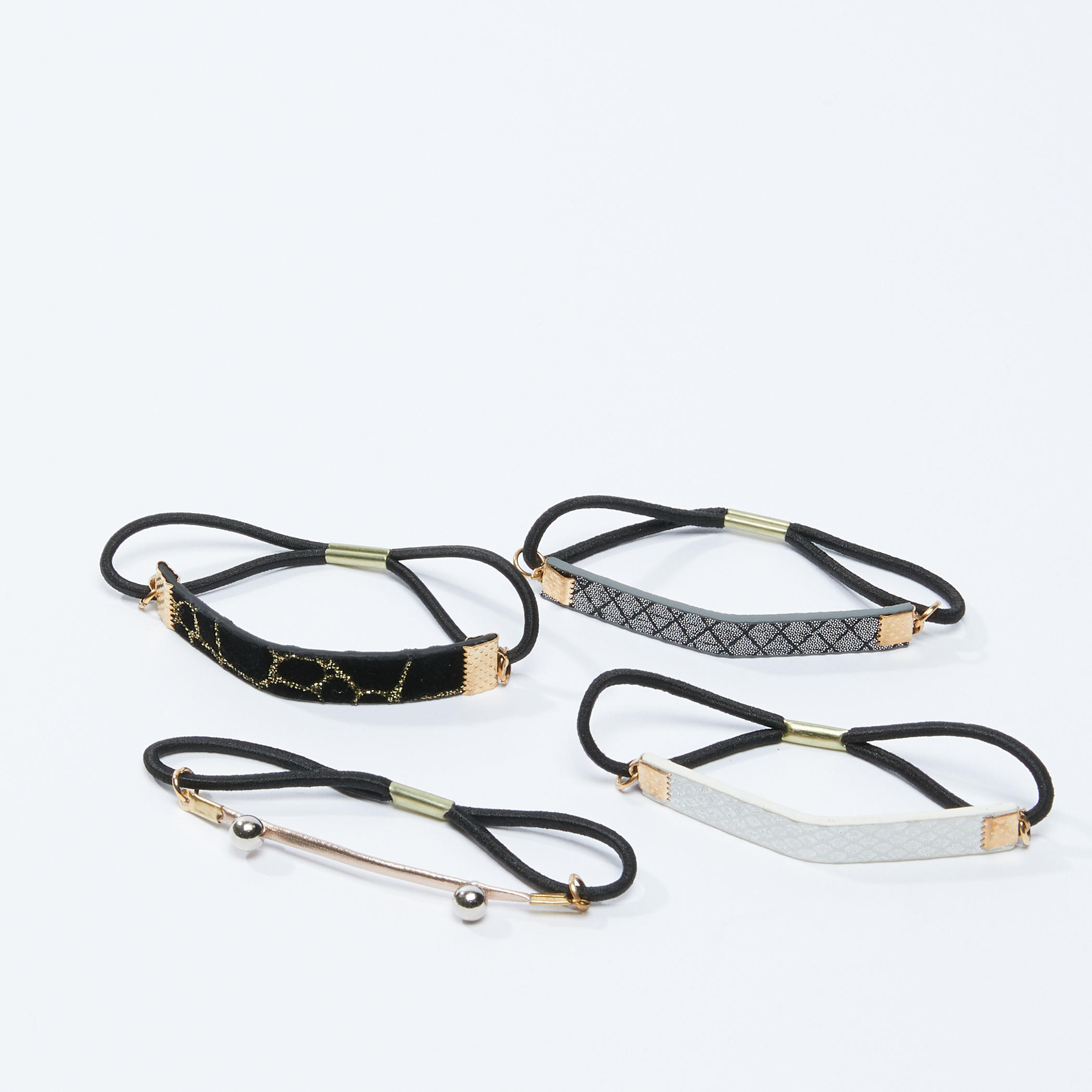 Assorted Hair Tie - Set of 4-women-hairaccessories-image-1