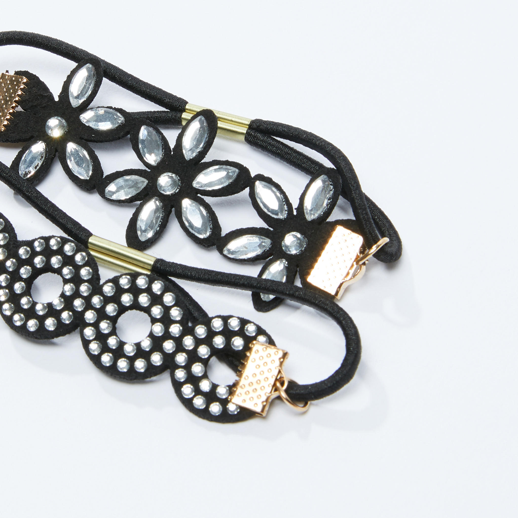 Studded Hair Tie - Set of 2-women-hairaccessories-image-2