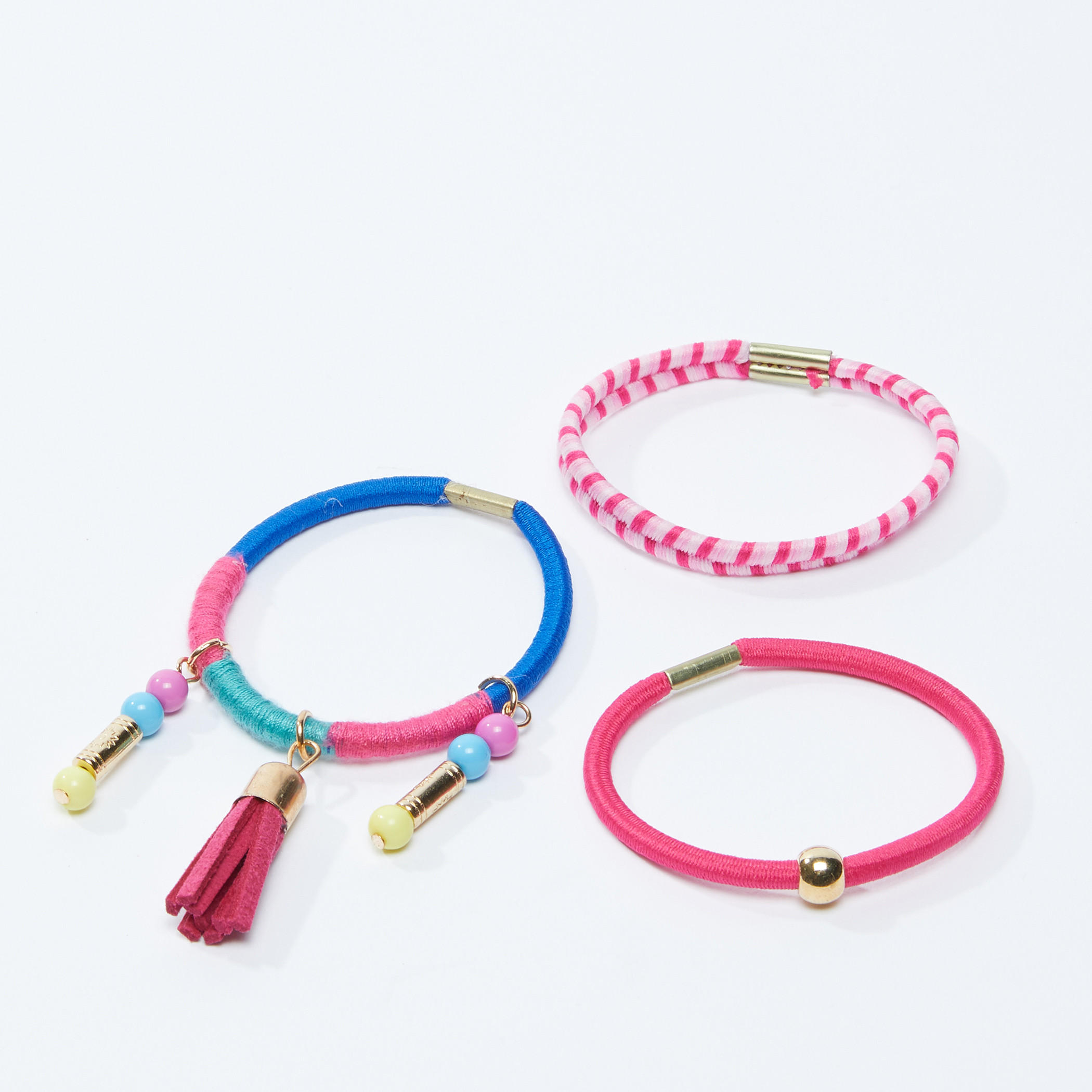 Assorted Hair Tie - Set of 3-women-hairaccessories-image-1