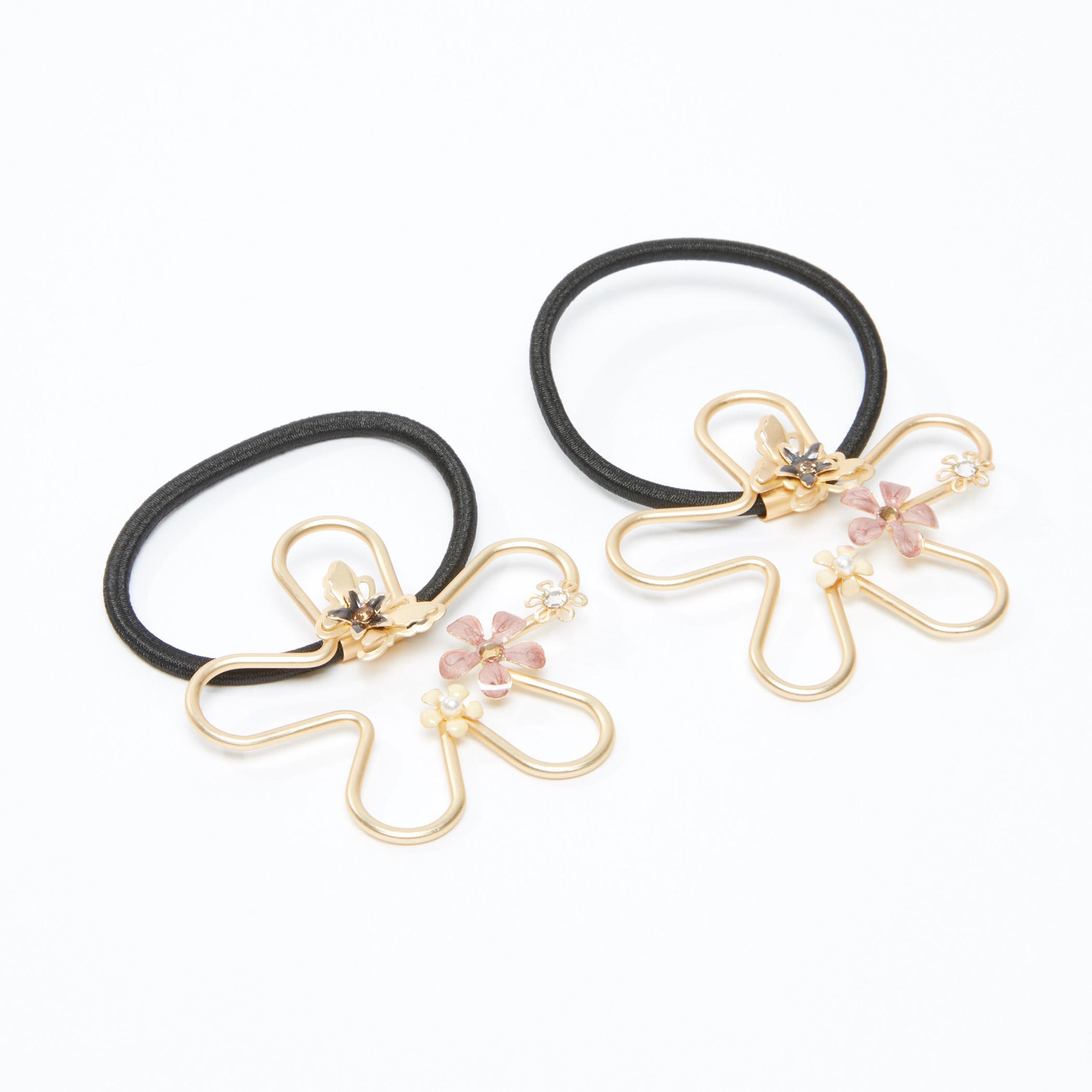 ربطة شعر مزخرفة - طقم من قطعتين-women-hairaccessories-image-1