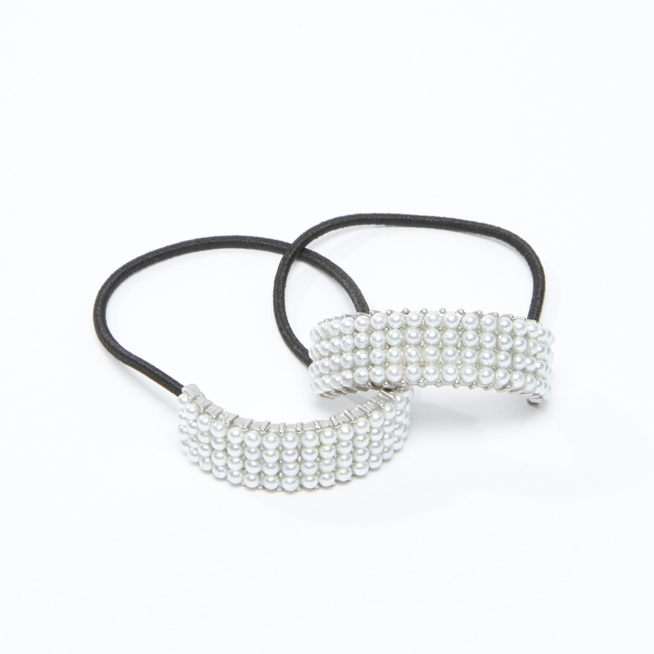 ربطة شعر بتفاصيل لؤلؤ - طقم من قطعتين-women-hairaccessories-image-1