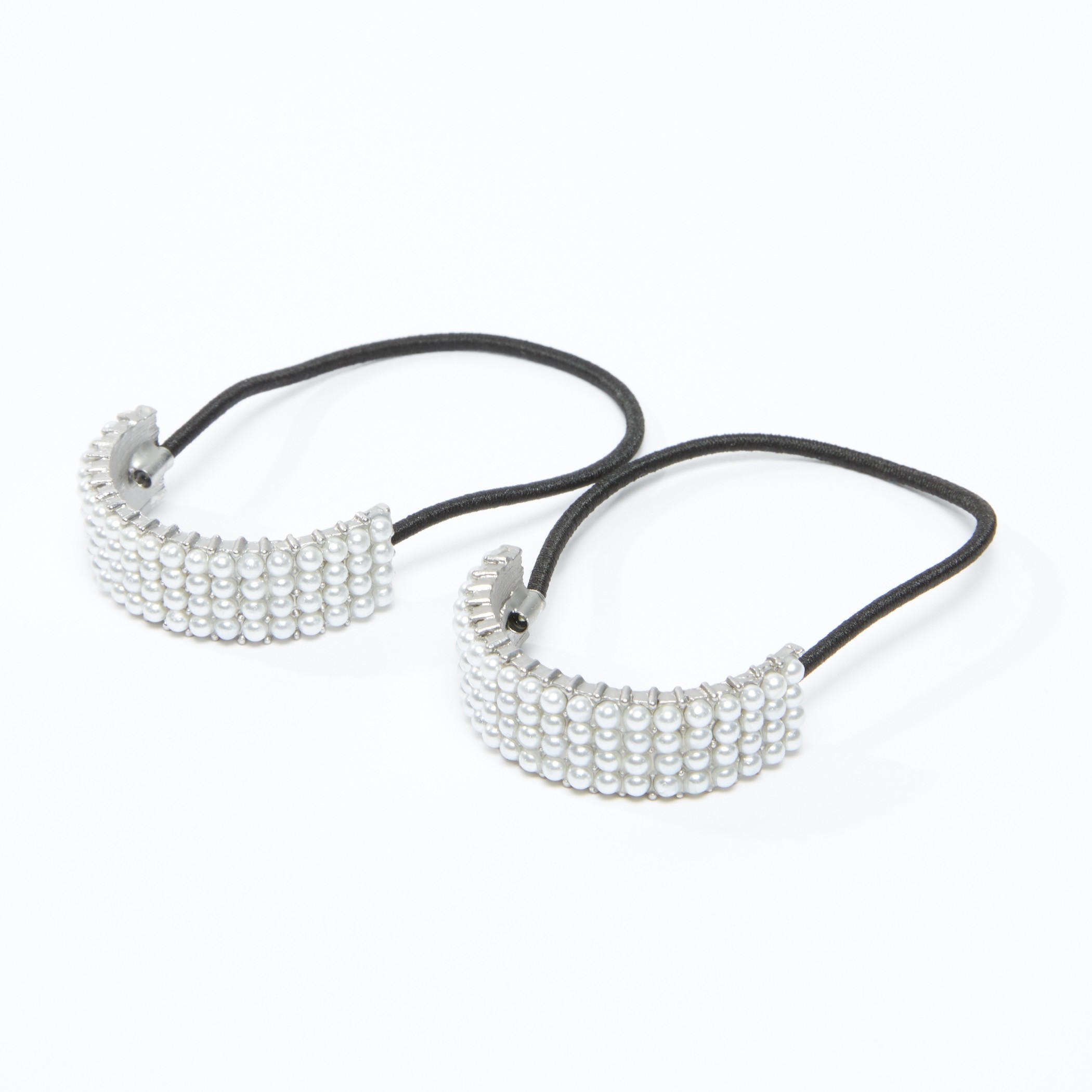 ربطة شعر بتفاصيل لؤلؤ - طقم من قطعتين-women-hairaccessories-image-2
