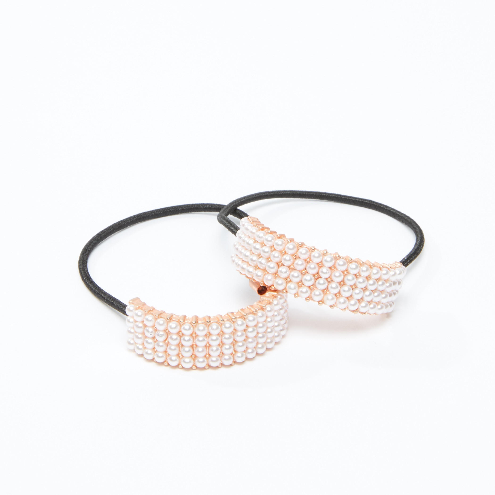 ربطة شعر بتفاصيل لؤلؤ - طقم من قطعتين-women-hairaccessories-image-1