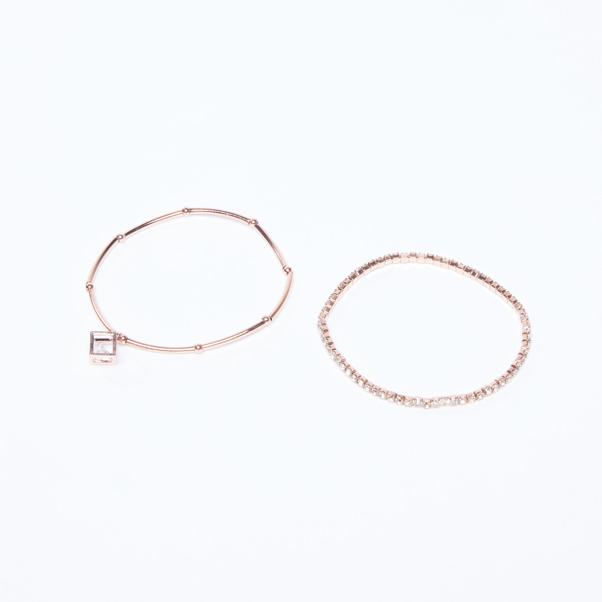 طقم أساور متنوعة - قطعتين-women-watchesandjewellery-jewellery-banglesandbracelets-image-1