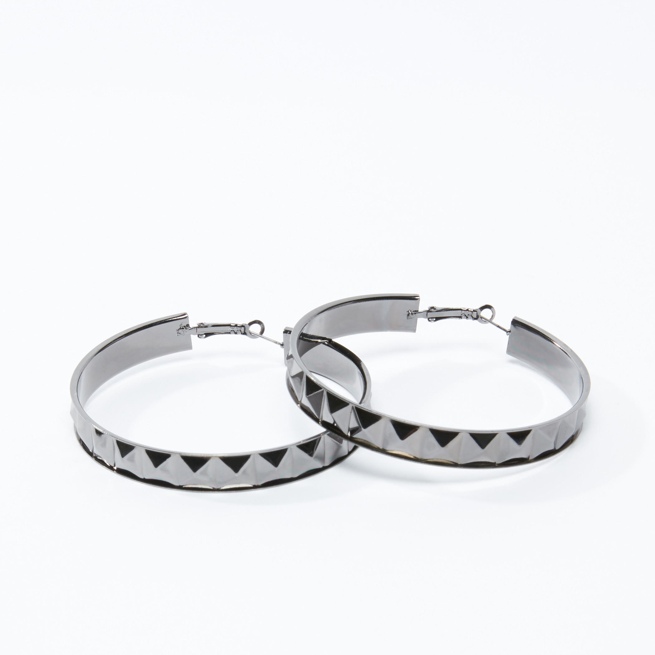 Metallic Earrings with Hinged Hoop-women-watchesandjewellery-jewellery-earrings-image-4