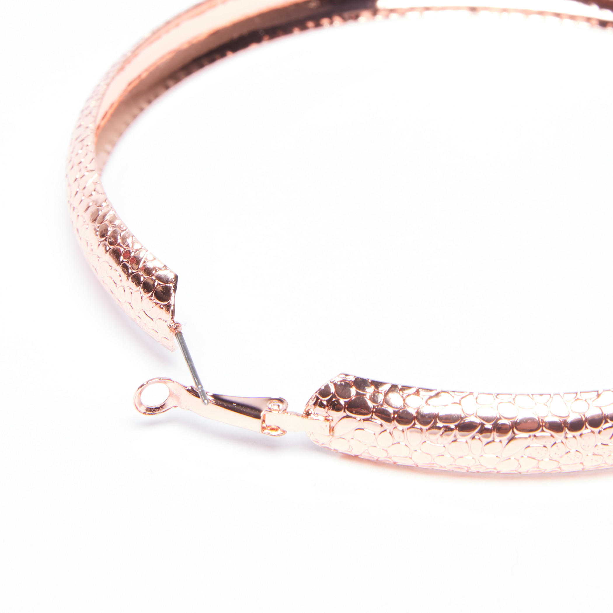 Metallic Earrings with Hinged Hoop-women-watchesandjewellery-jewellery-earrings-image-3