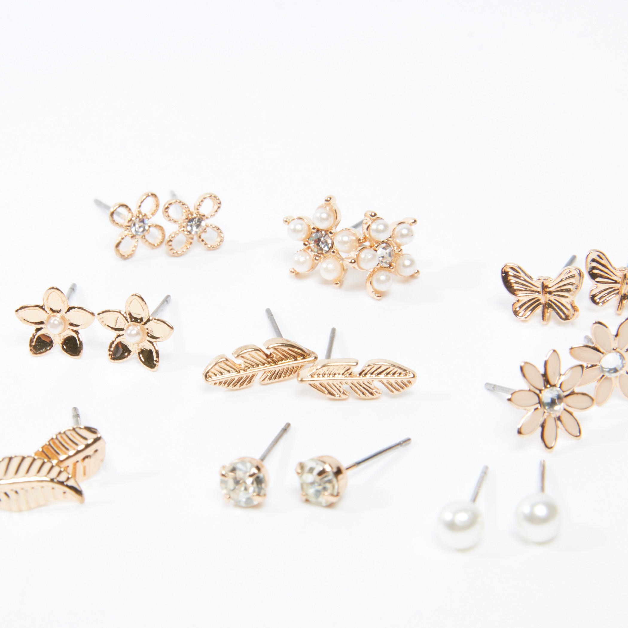 Assorted Earrings with Push Back Closure - Set of 9-women-watchesandjewellery-jewellery-earrings-image-3