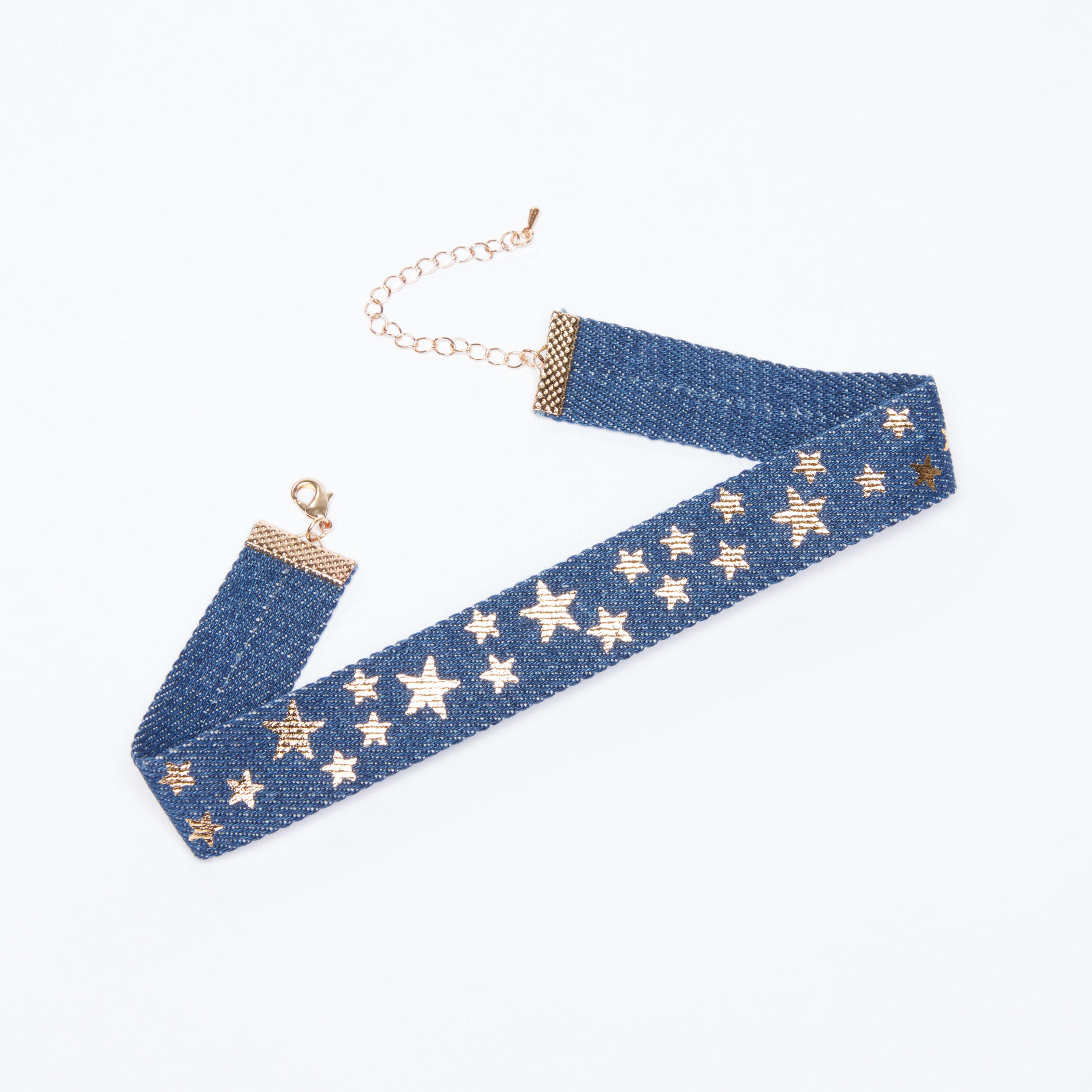 قلادة شوكر بطبعات ومشبك إغلاق-women-watchesandjewellery-jewellery-necklacesandpendants-image-1