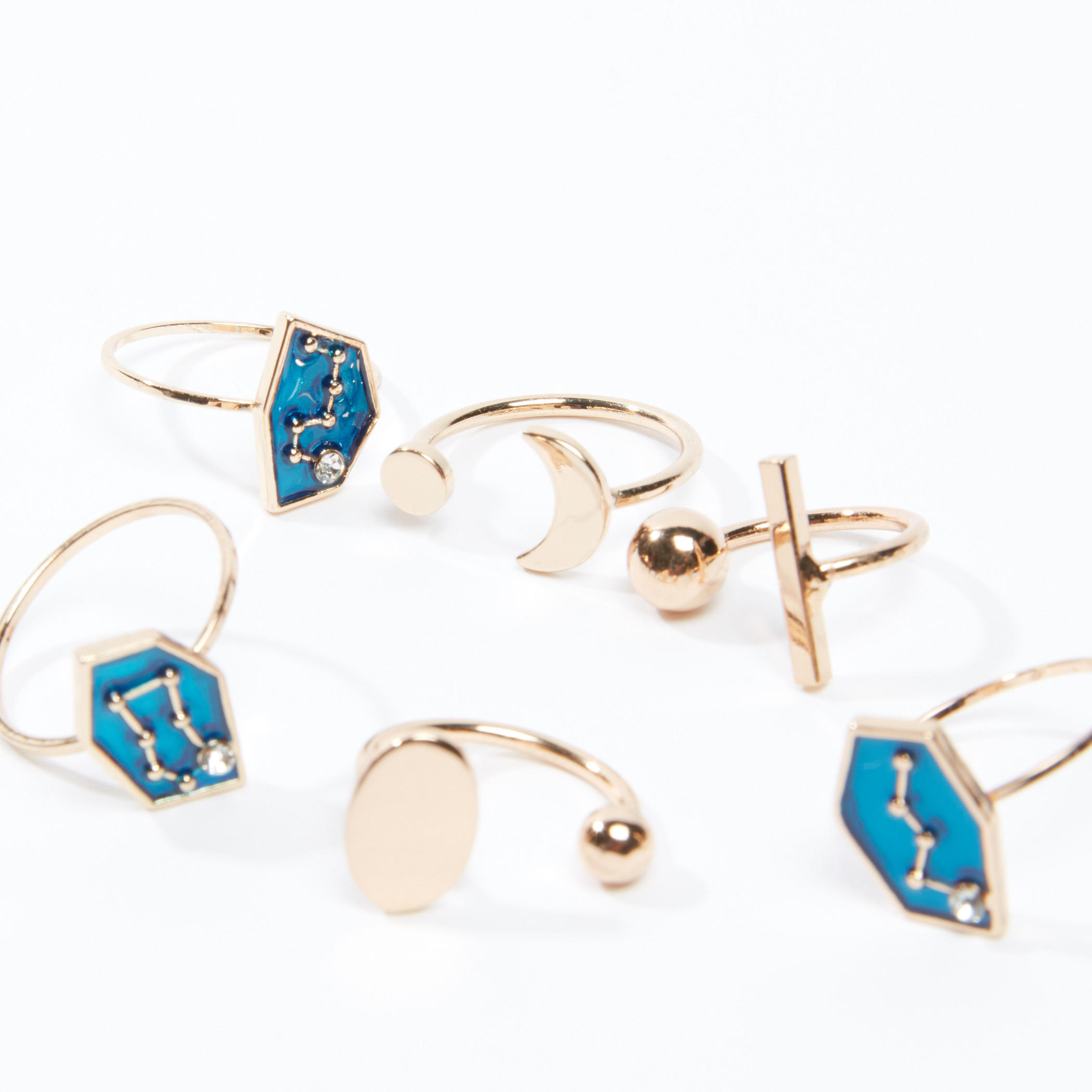 طقم خواتم متنوّعة من 6 قطع-women-watchesandjewellery-jewellery-rings-image-3