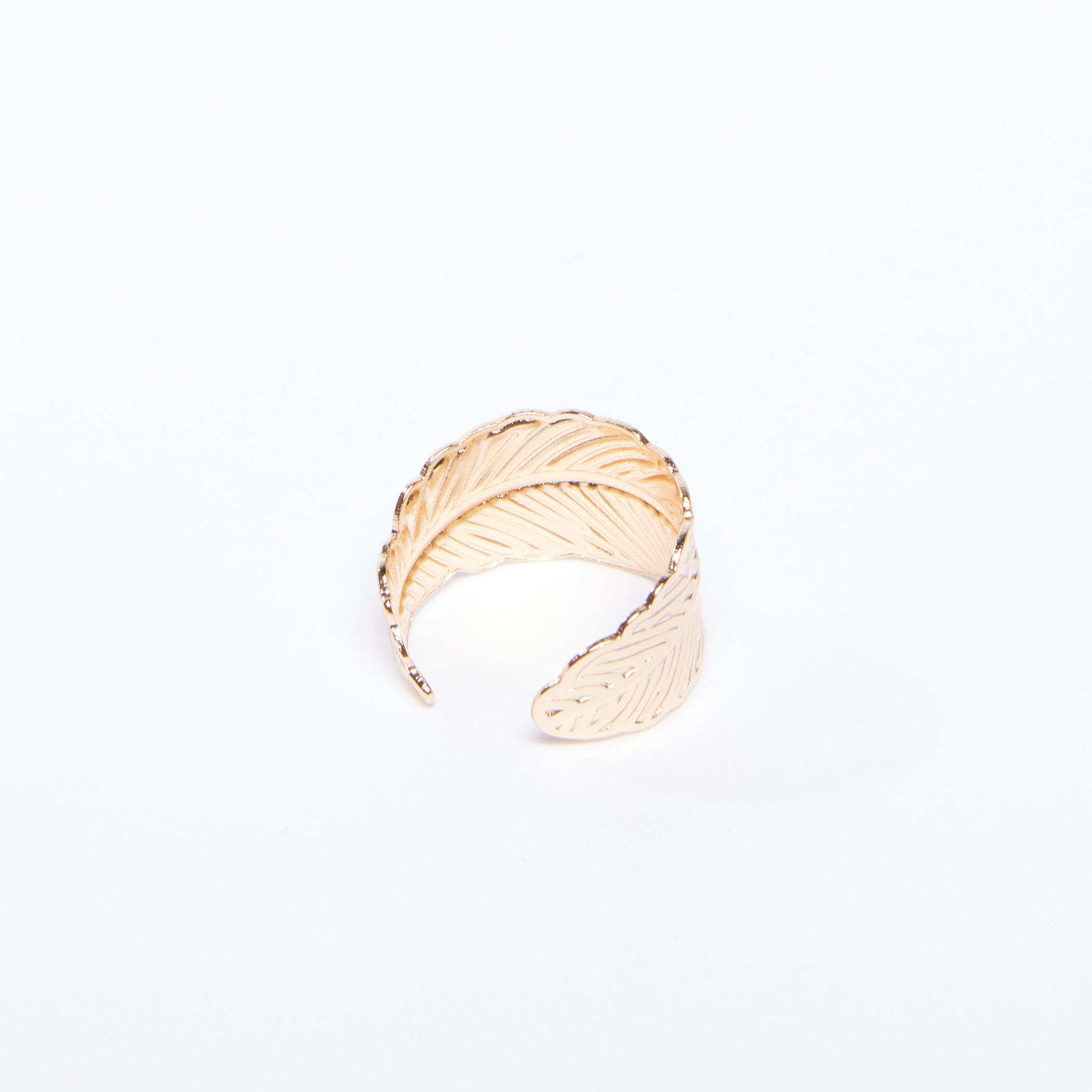 خاتم ورقة شجر ميتاليك-women-watchesandjewellery-jewellery-rings-image-1