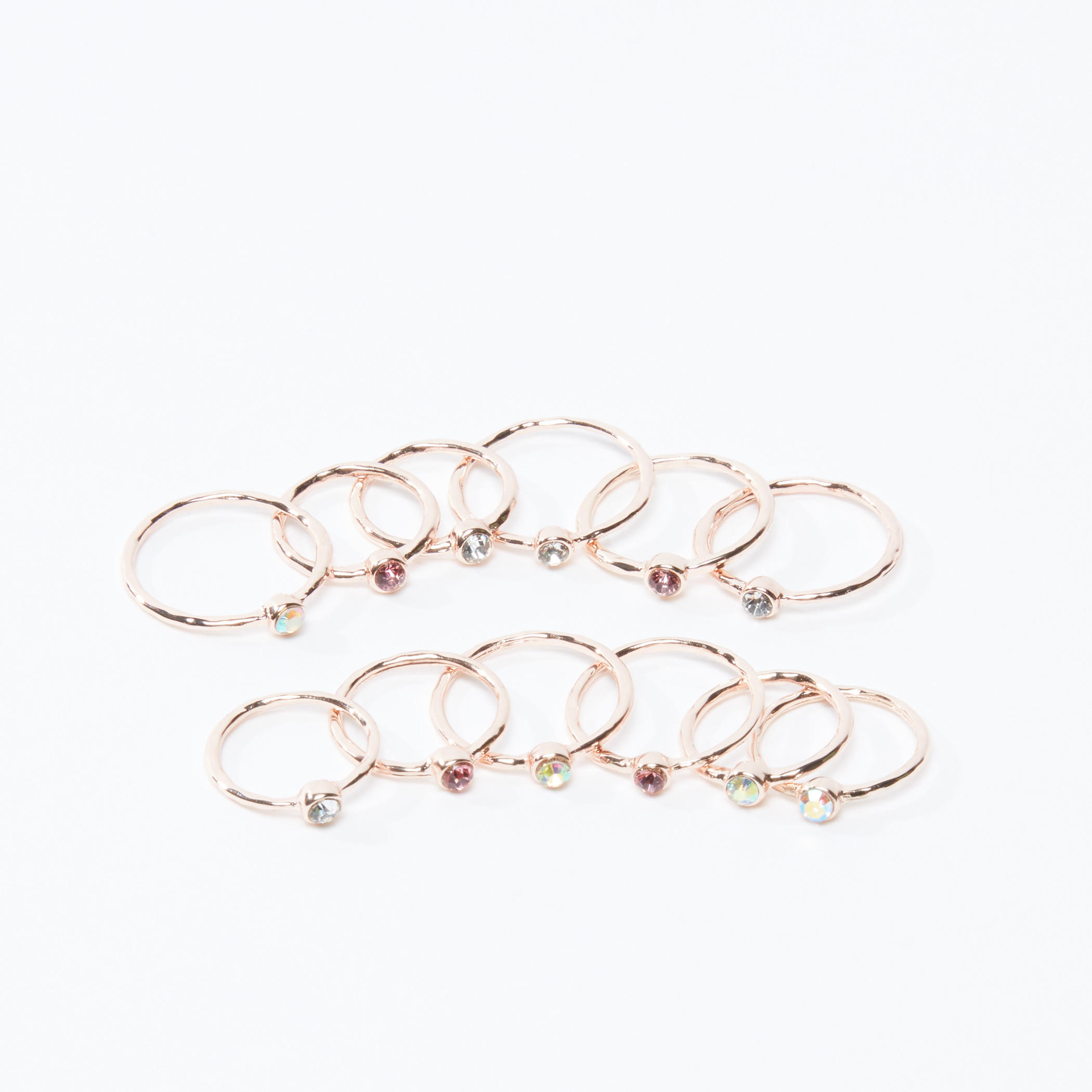 خواتم مرصعة - طقم من 12 قطعة-women-watchesandjewellery-jewellery-rings-image-3