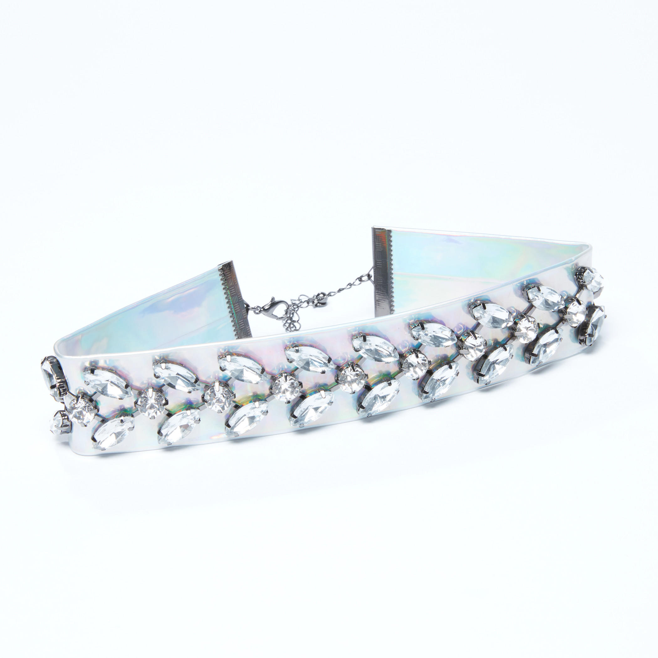 قلادة طوق مرصعة بمشبك إغلاق-women-watchesandjewellery-jewellery-necklacesandpendants-image-1