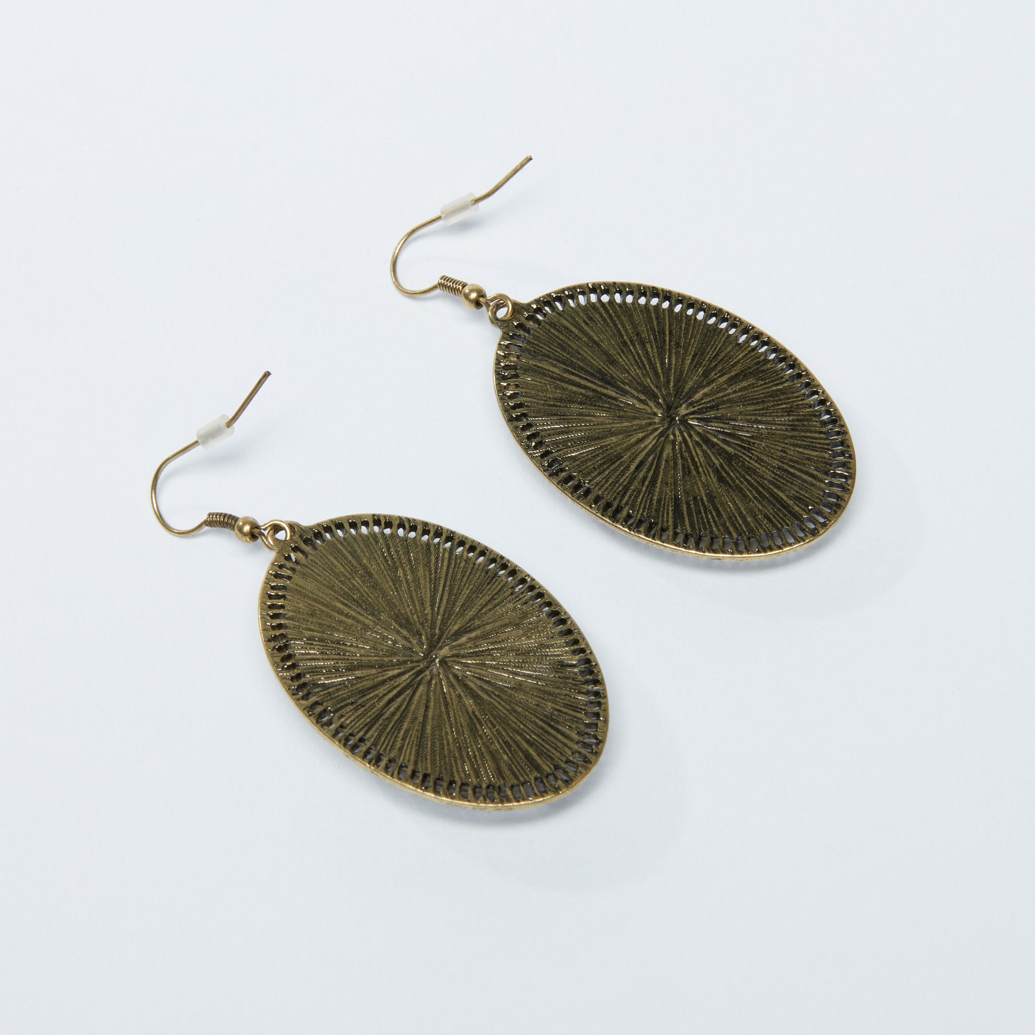 Textured Dangling Earrings with Hook-women-watchesandjewellery-jewellery-earrings-image-3