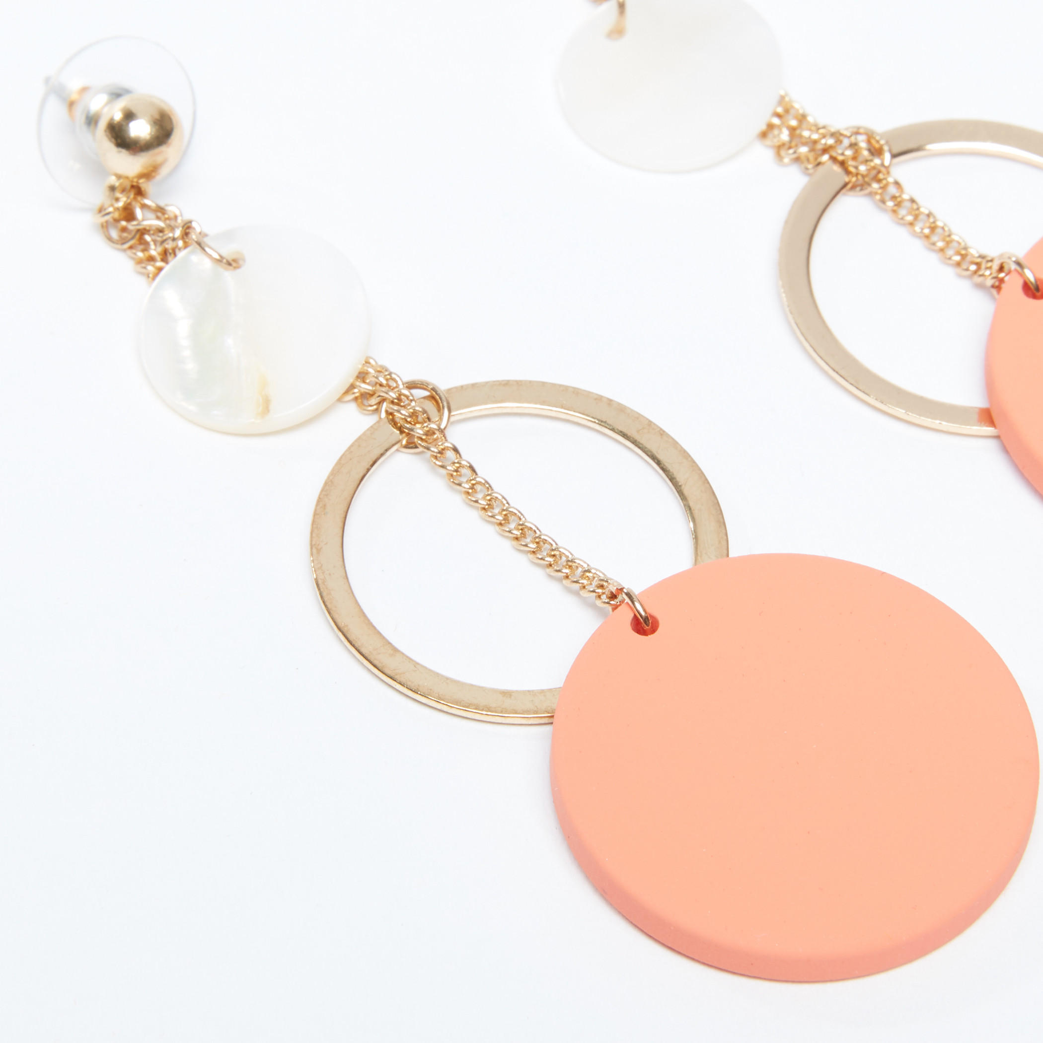Metallic Dangling Earrings with Push Back Closure-women-watchesandjewellery-jewellery-earrings-image-1
