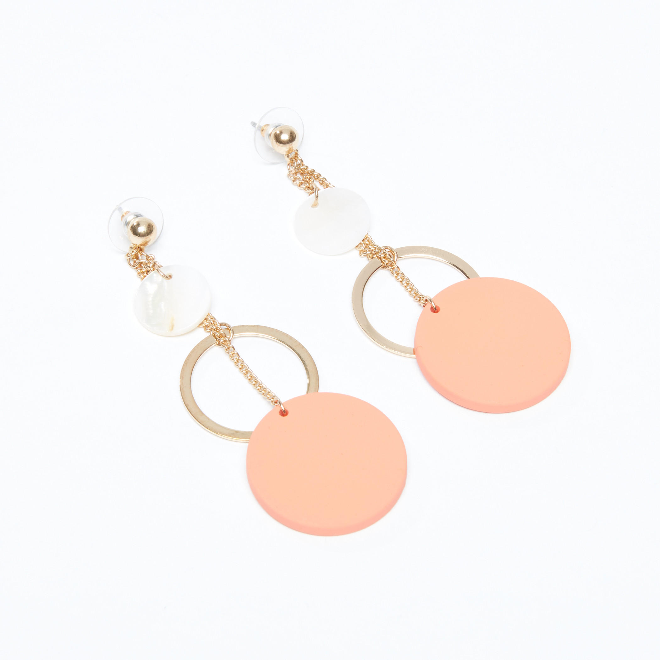 Metallic Dangling Earrings with Push Back Closure-women-watchesandjewellery-jewellery-earrings-image-2