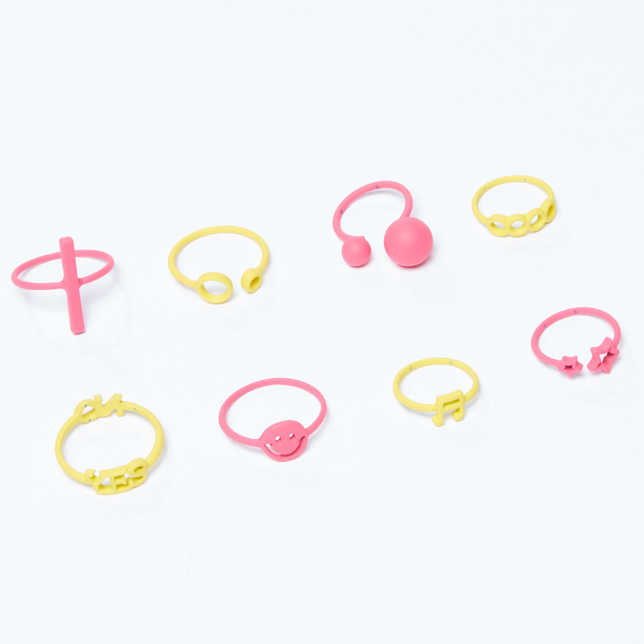 خواتم ميتاليك متنوّعة - طقم من 8 قطع-women-watchesandjewellery-jewellery-rings-image-2