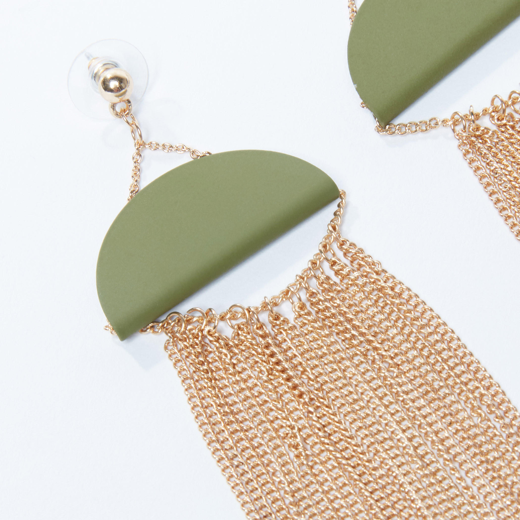 أقراط متدلية بشُرّابات ومكبس إغلاق-women-watchesandjewellery-jewellery-earrings-image-1
