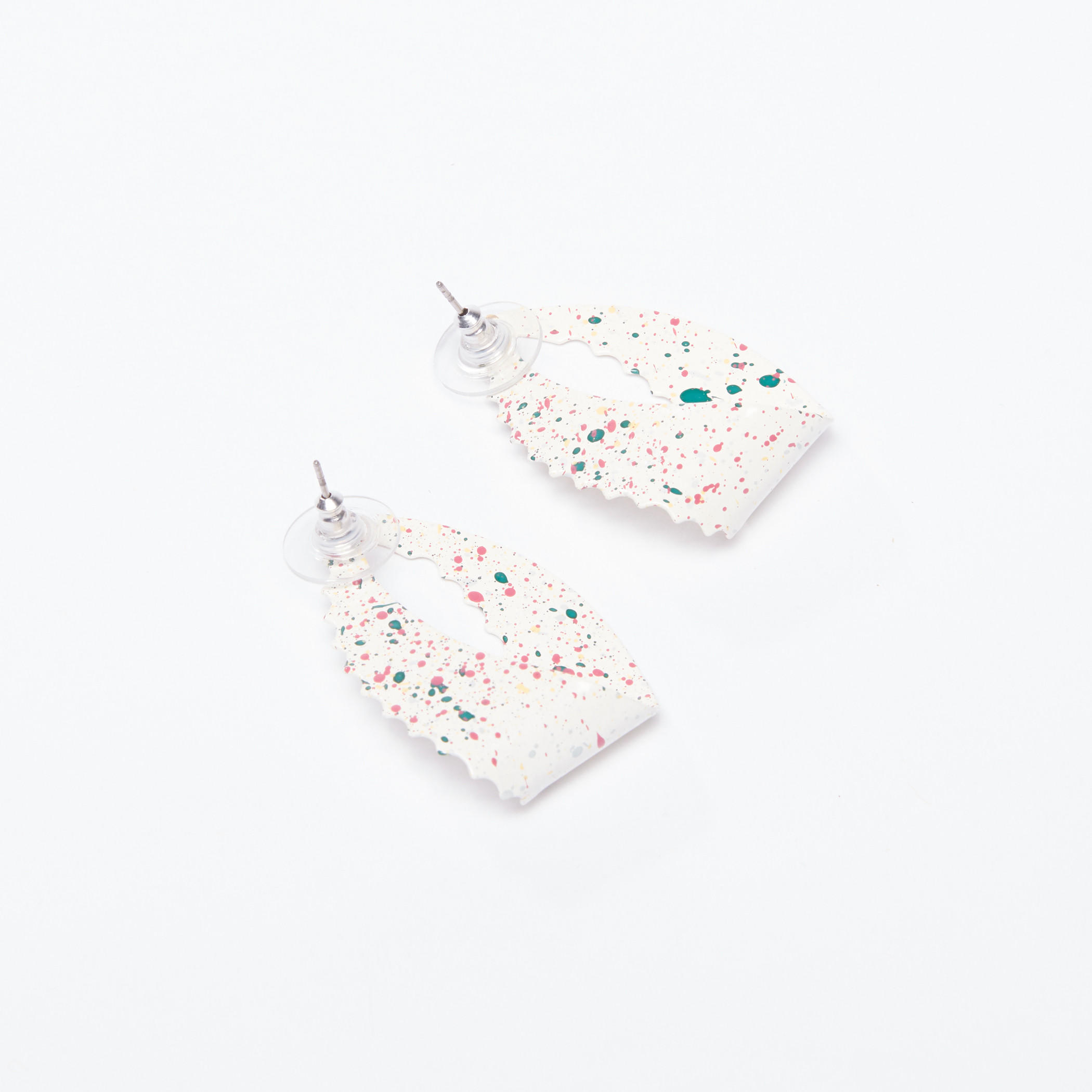 Printed Earring  with Push Back Closure-women-watchesandjewellery-jewellery-earrings-image-3