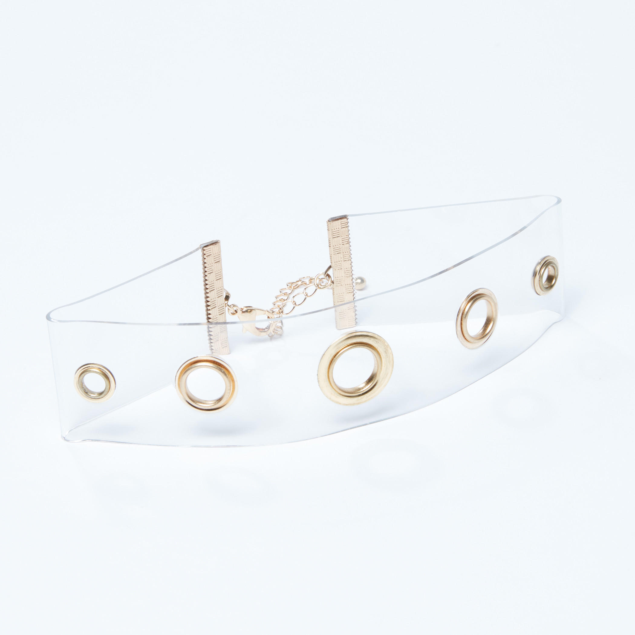 قلادة طوق ميتاليك بمشبك إغلاق-women-watchesandjewellery-jewellery-necklacesandpendants-image-1
