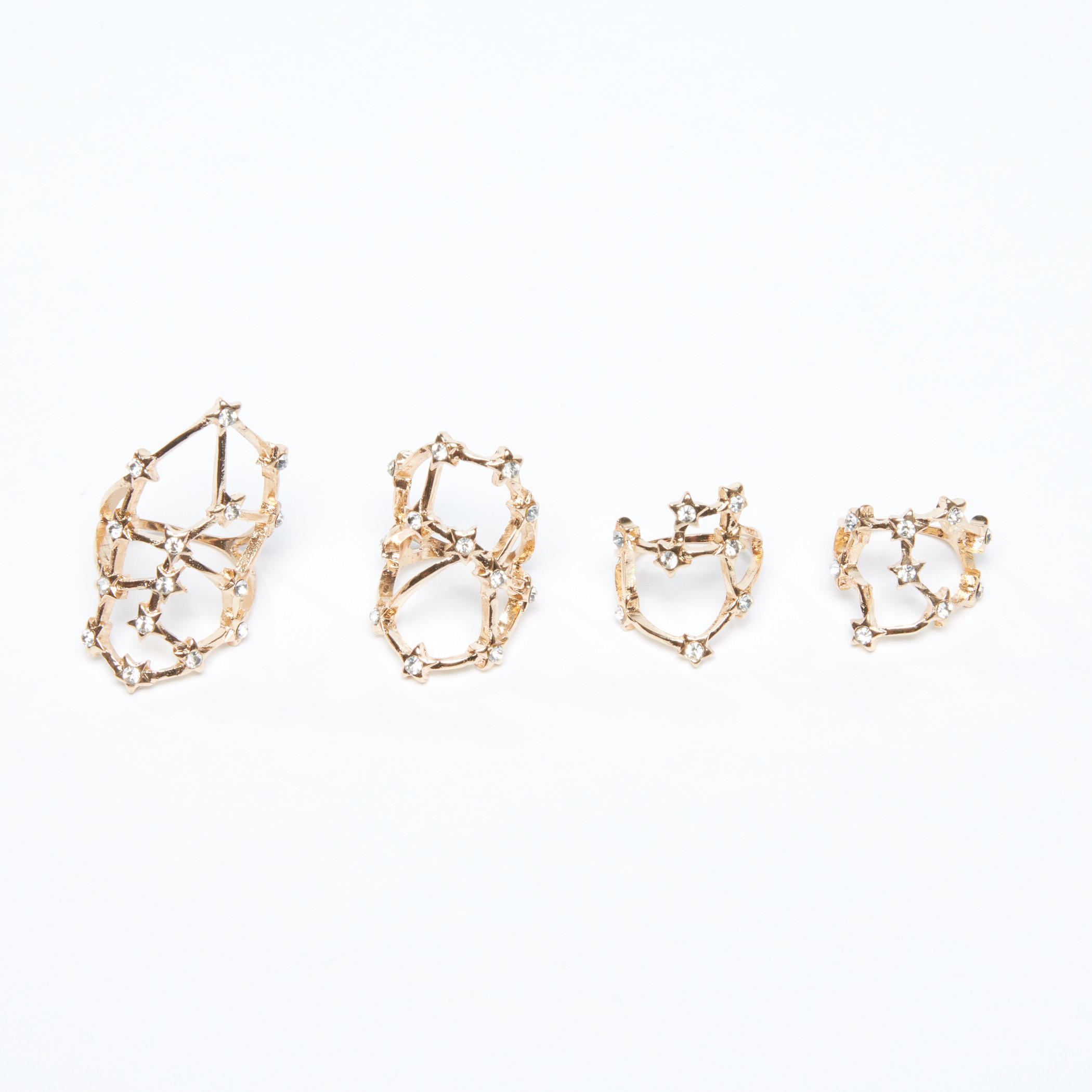 خاتم مرصع - طقم من 4 قطع-women-watchesandjewellery-jewellery-rings-image-1