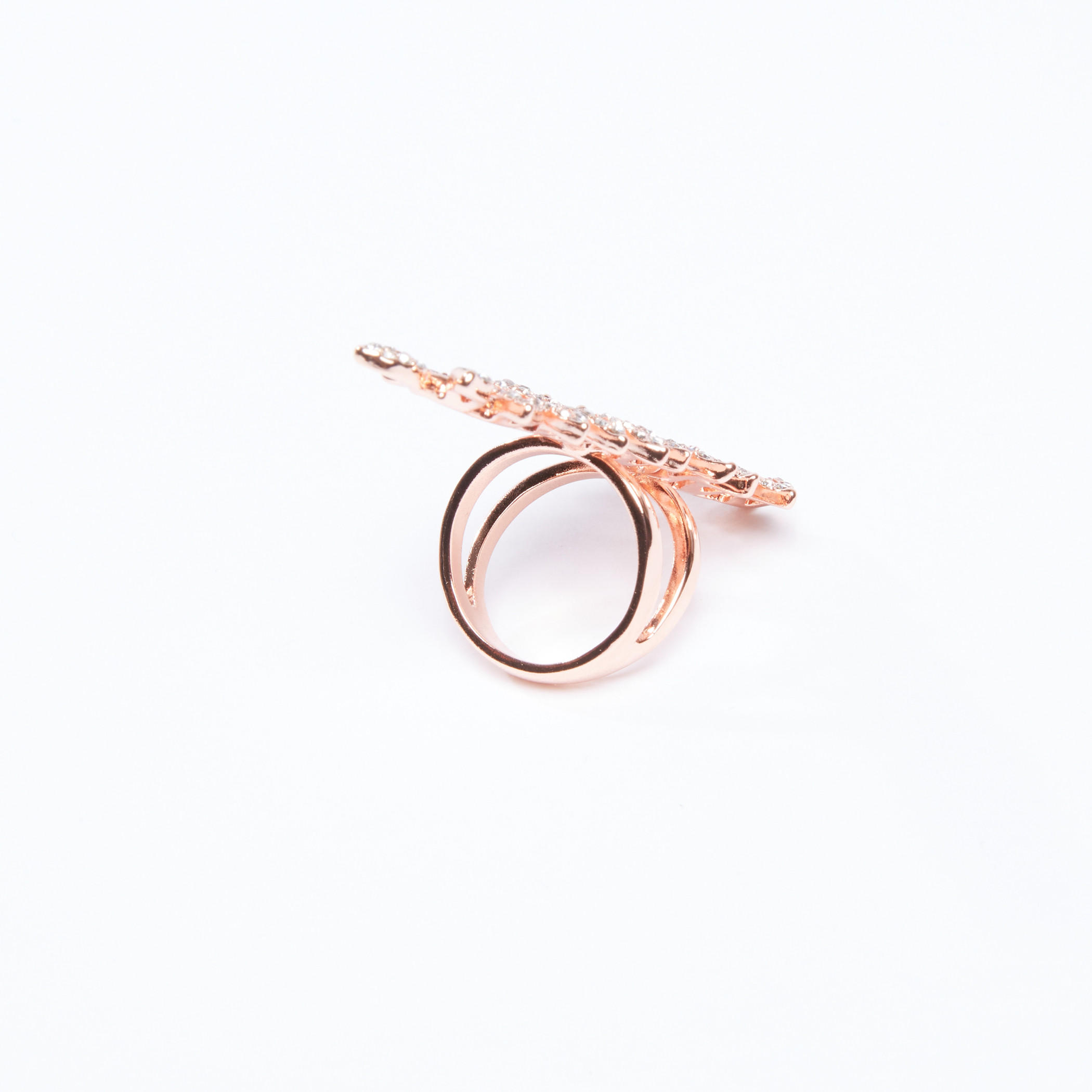 Studded Leaf Shape Finger Ring-women-watchesandjewellery-jewellery-rings-image-2