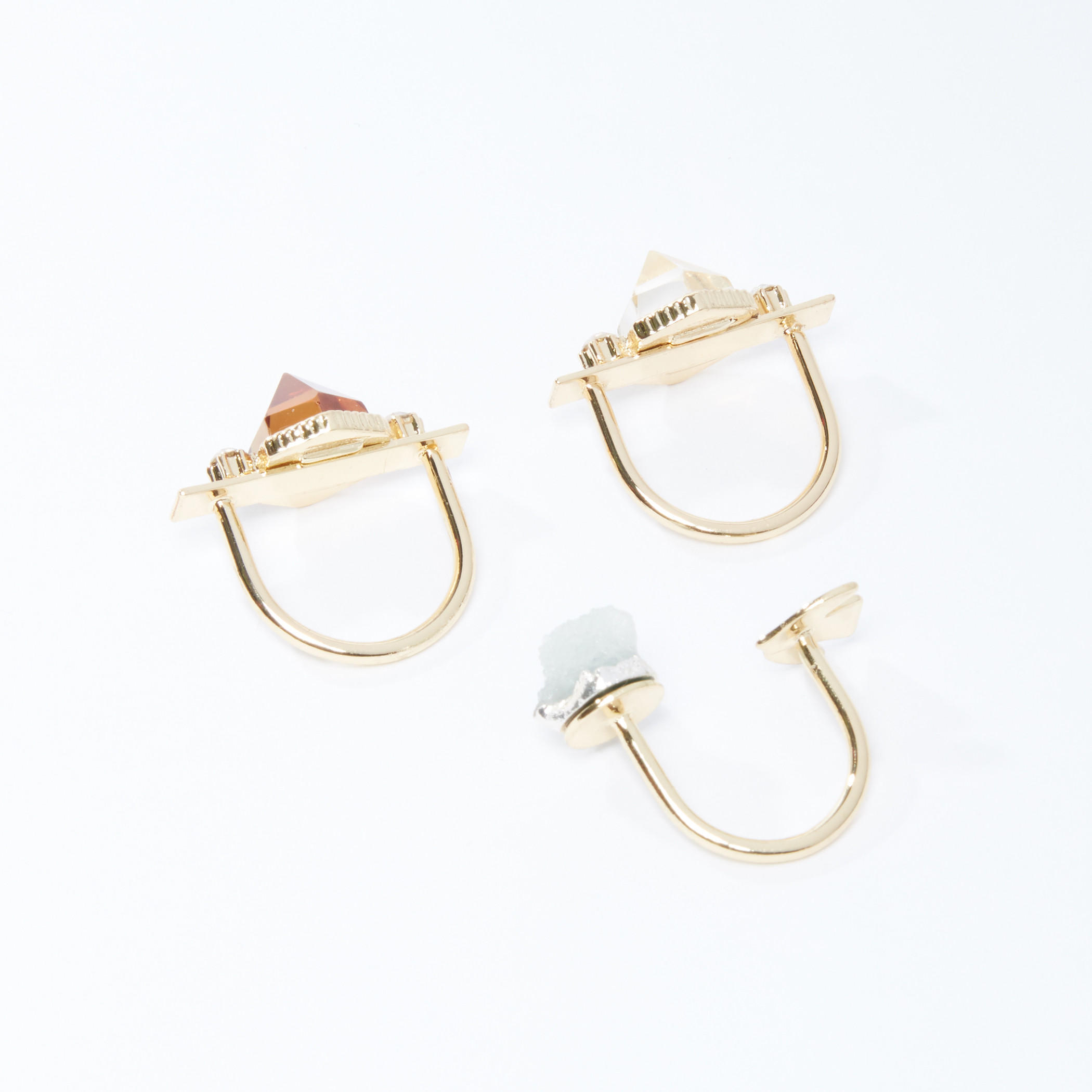 Studded Finger Ring - Set of 3-women-watchesandjewellery-jewellery-rings-image-2