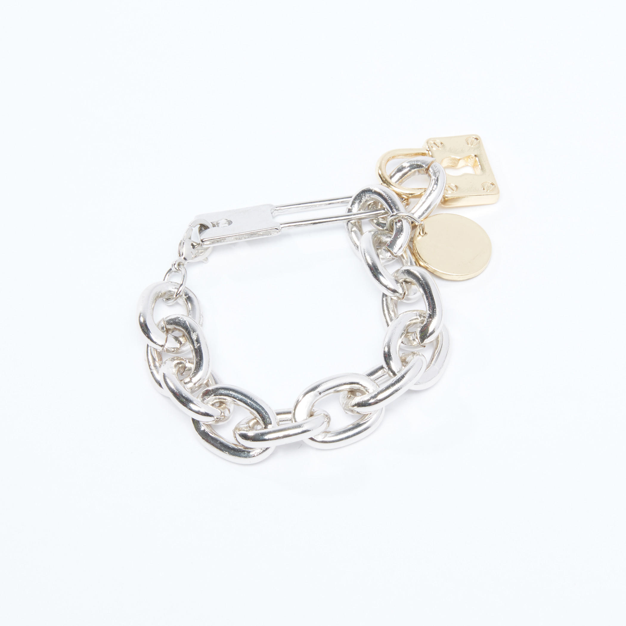 اسوارة سلسلة ميتاليك بمشبك إغلاق-women-watchesandjewellery-jewellery-banglesandbracelets-image-1