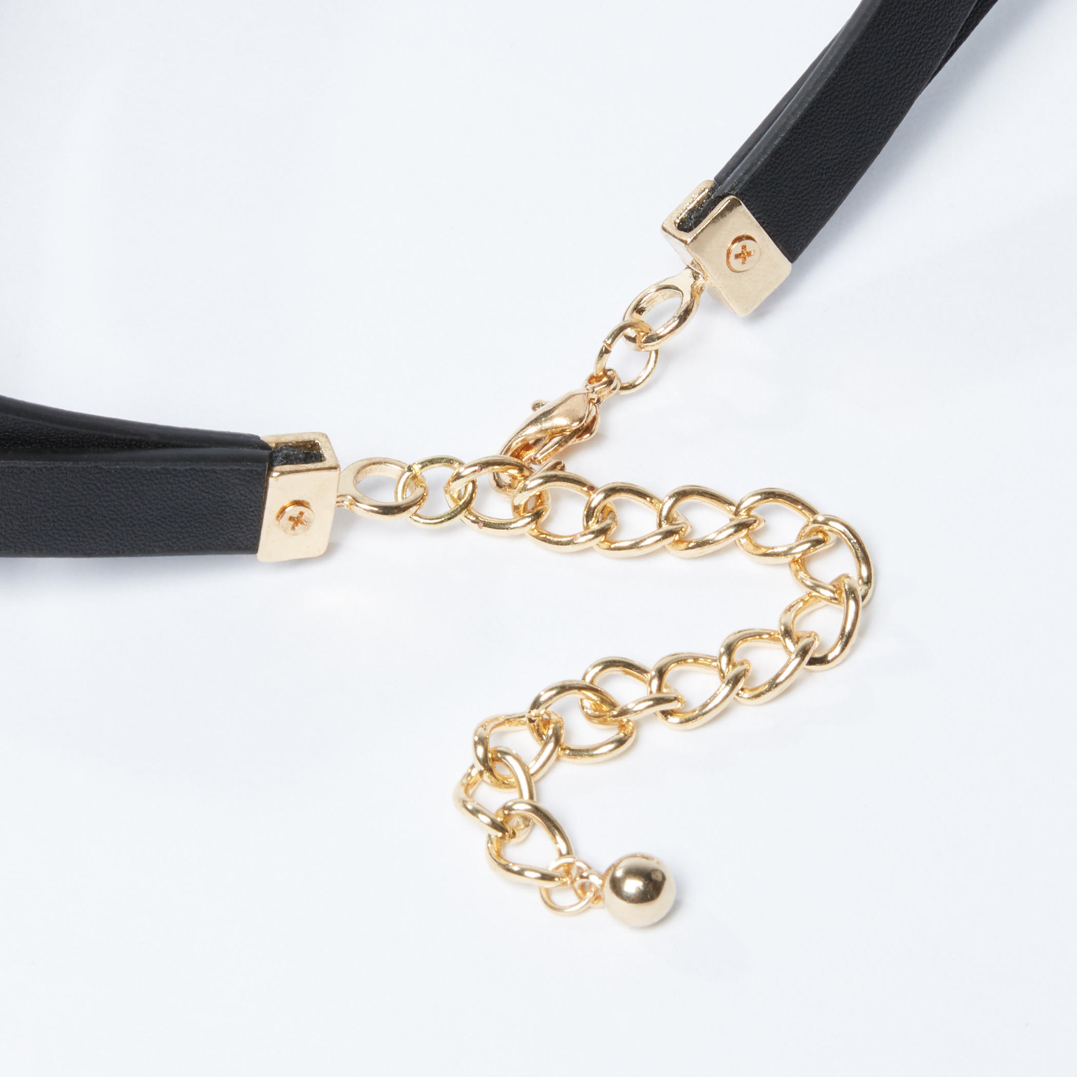 قلادة ميتاليك طبقات بمشبك إغلاق-women-watchesandjewellery-jewellery-necklacesandpendants-image-2