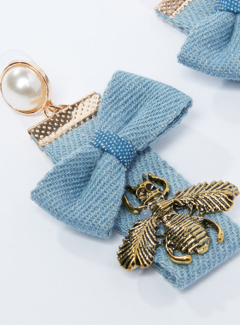 أقراط مزينة بمكبس إغلاق-women-watchesandjewellery-jewellery-earrings-image-3