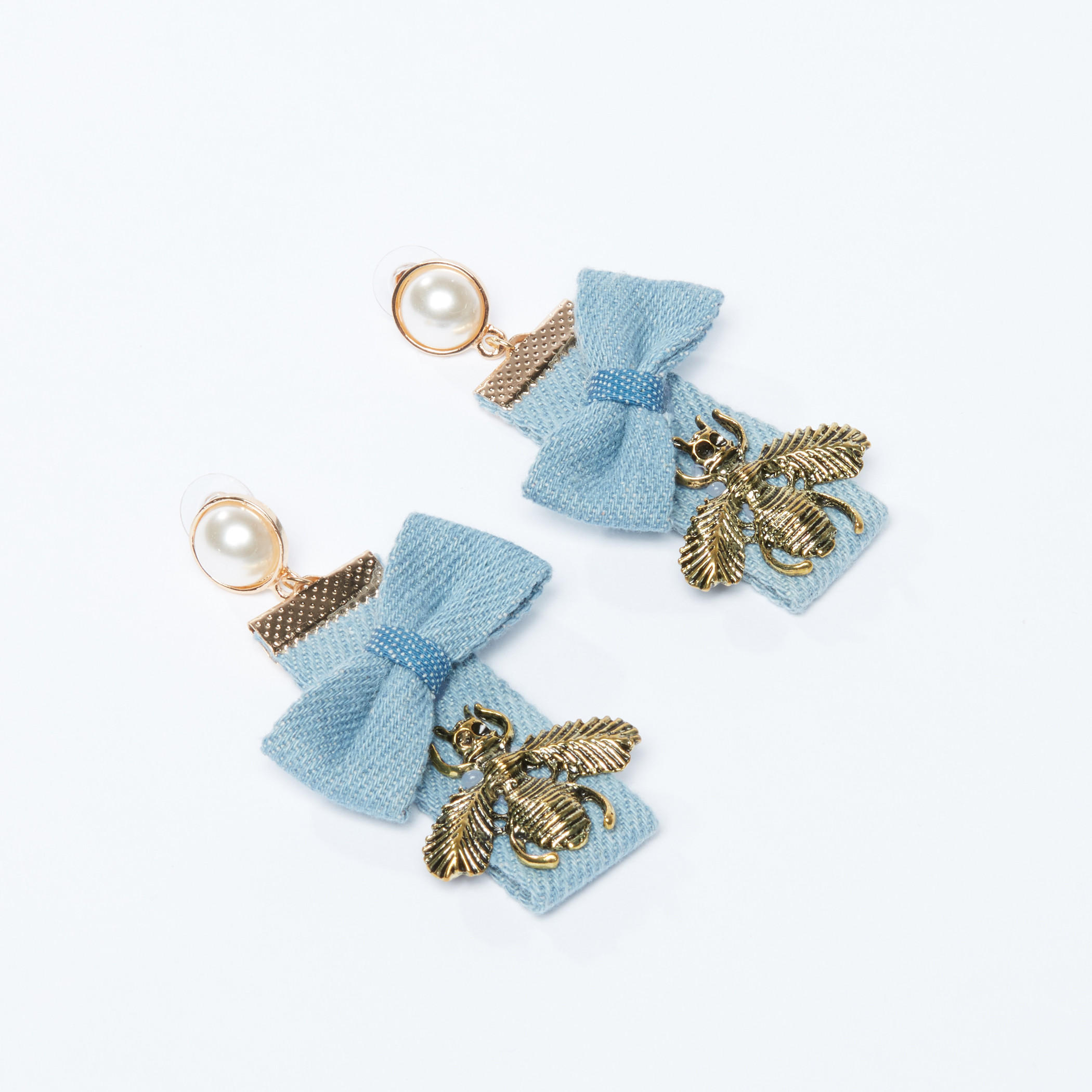 أقراط مزينة بمكبس إغلاق-women-watchesandjewellery-jewellery-earrings-image-2