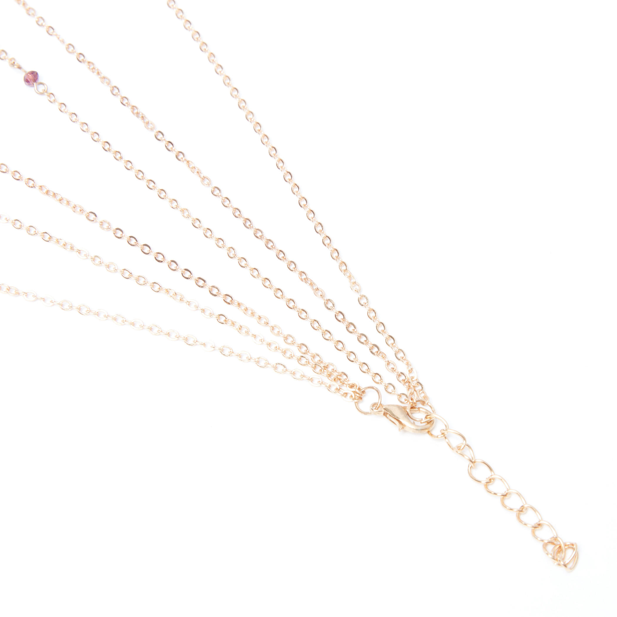 قلادة طبقات بدلّاية ومشبك إغلاق-women-watchesandjewellery-jewellery-necklacesandpendants-image-1