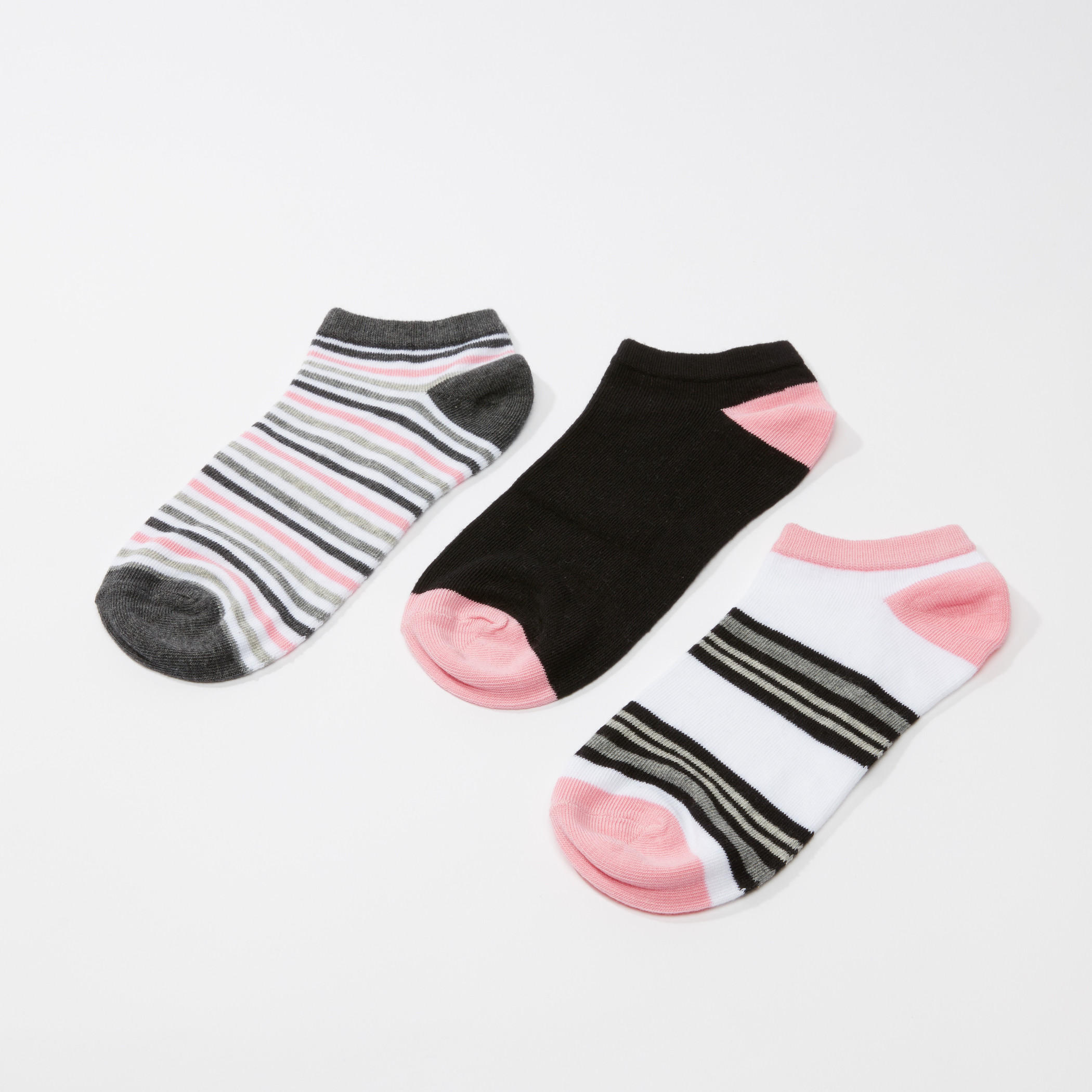 جوارب بارزة الملمس بطول الكاحل - طقم من ثلاثة أزواج-women-socksandstockings-image-3