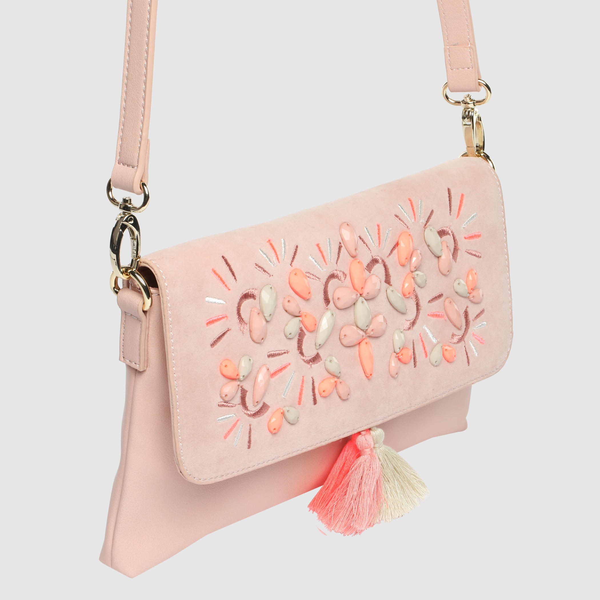 حقيبة كروس بودي مزيّنة بالخرز مع زر إغلاق مغناطيسي وطيّة-women-bagsandwallets-handbags-image-2