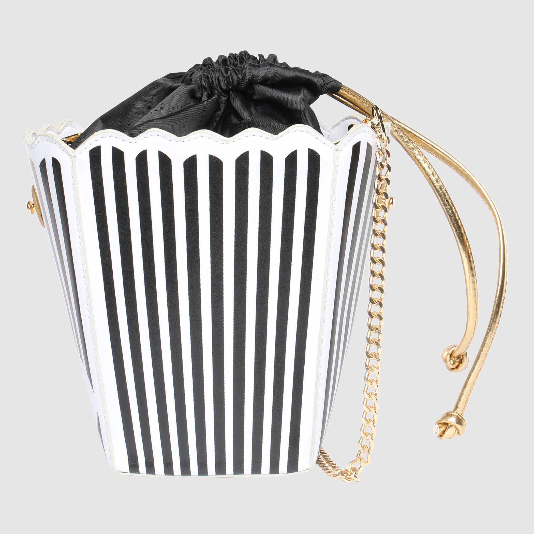 Striped Hand Bag with Drawstring Closure-women-bagsandwallets-handbags-image-1