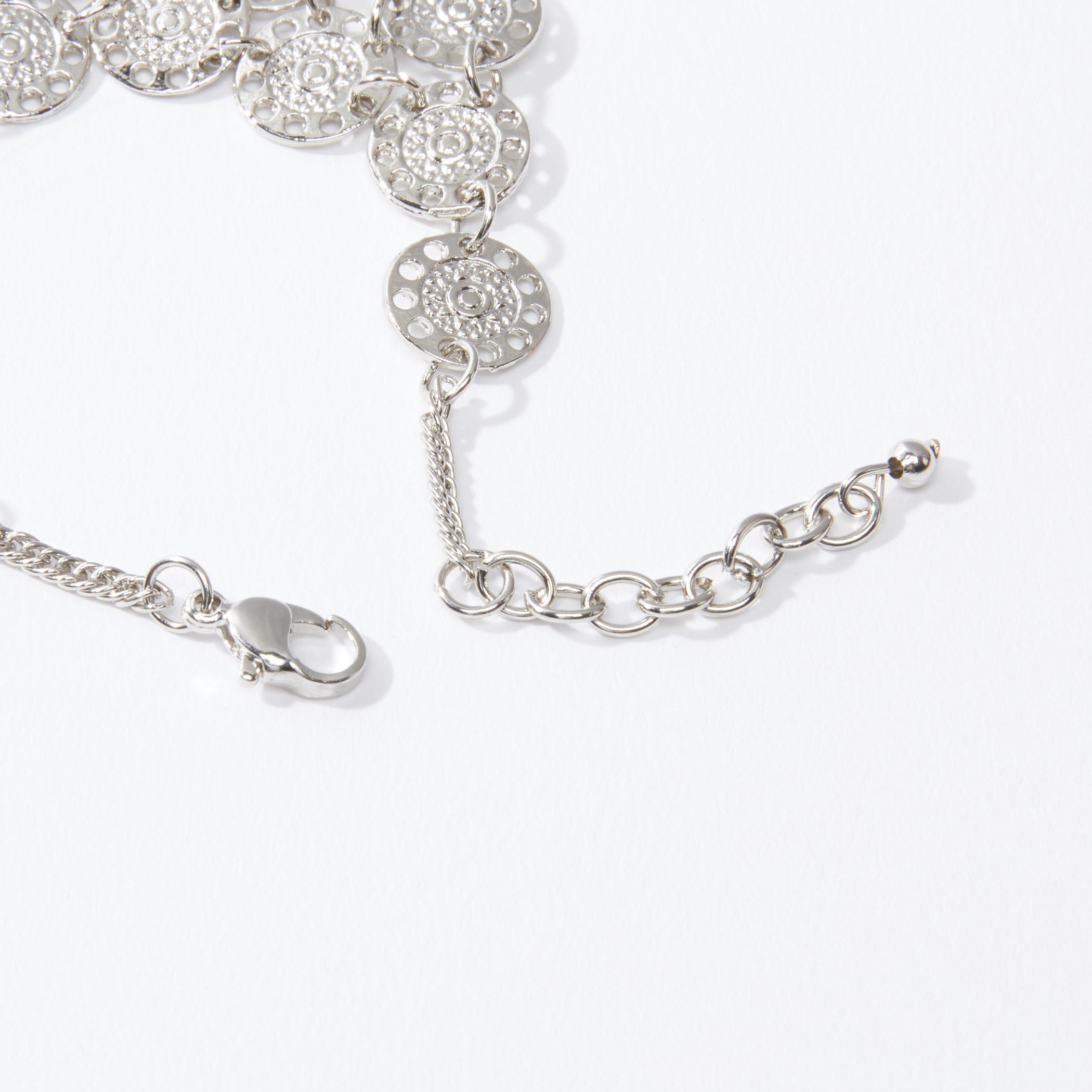 خلخال ميتاليك بخاتم إصبع ومشبك إغلاق-women-watchesandjewellery-jewellery-anklets-image-2