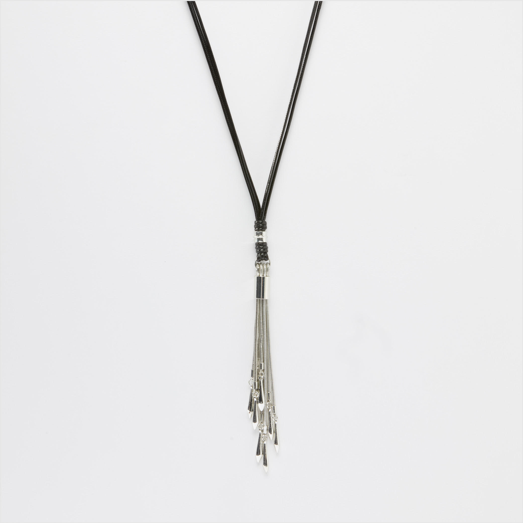 قلادة متعددة الطبقات بشرّابات ومشبك إغلاق-women-watchesandjewellery-jewellery-necklacesandpendants-image-1