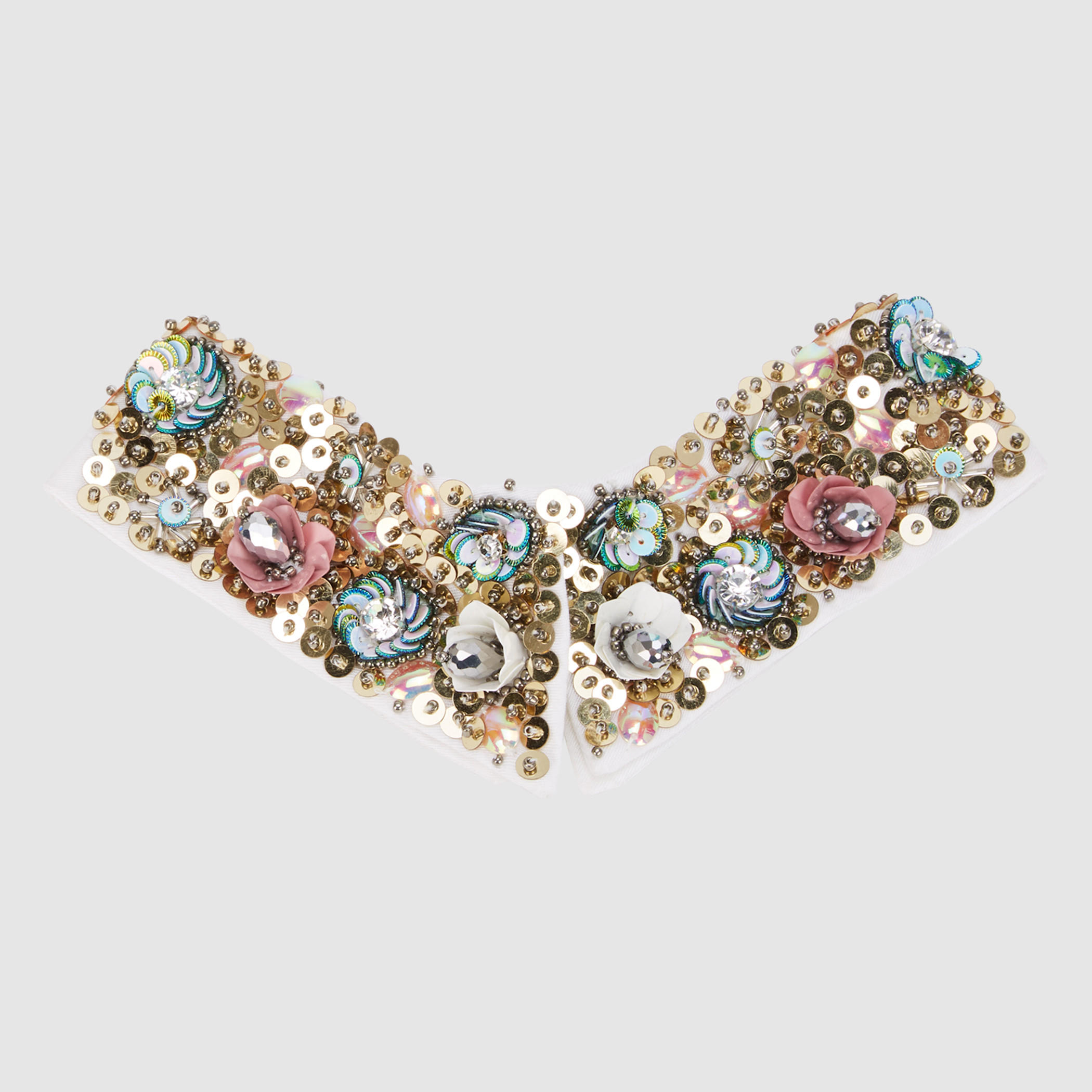 قلادة طوق مرصّعة مع فتحة إغلاق-women-watchesandjewellery-jewellery-necklacesandpendants-image-1