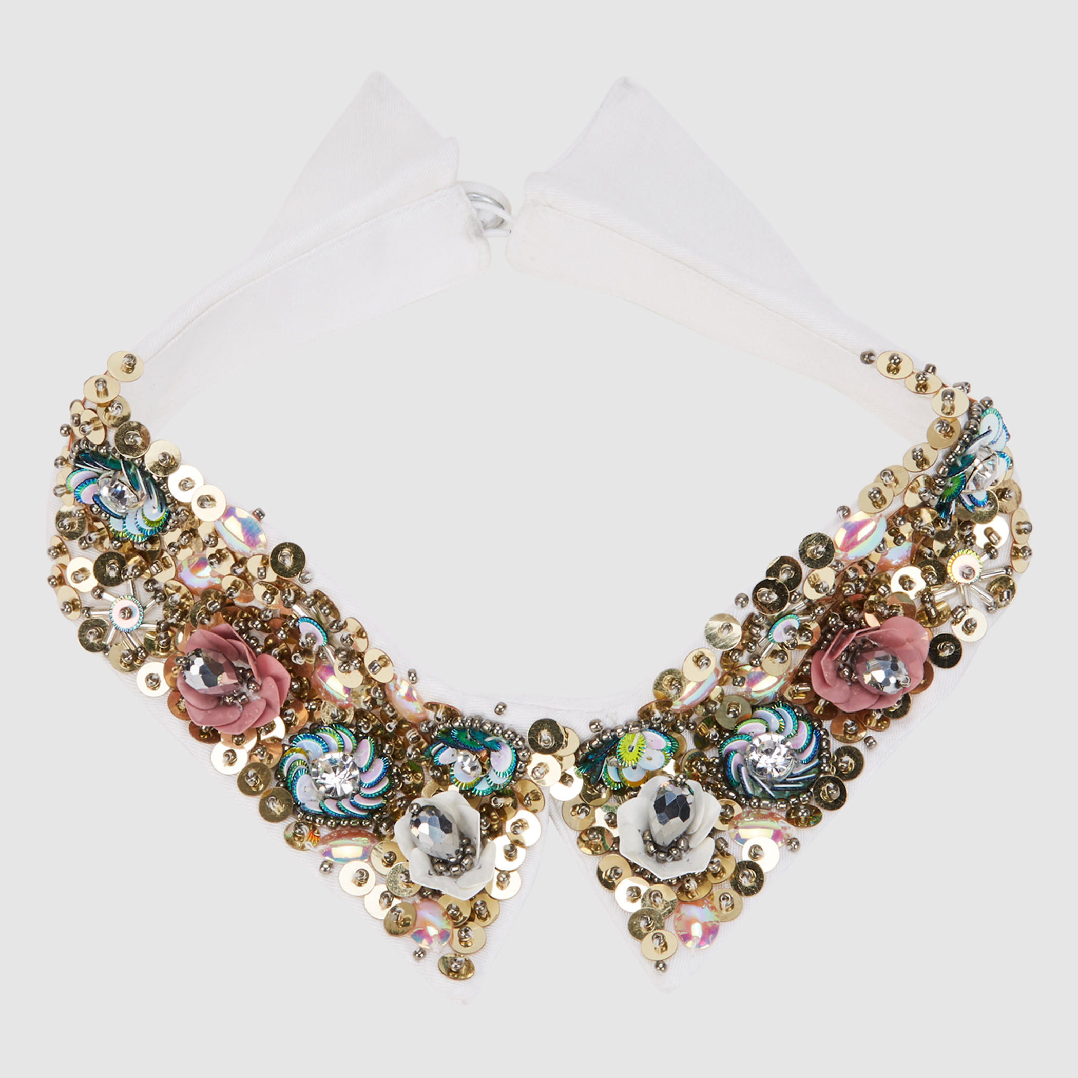 قلادة طوق مرصّعة مع فتحة إغلاق-women-watchesandjewellery-jewellery-necklacesandpendants-image-2