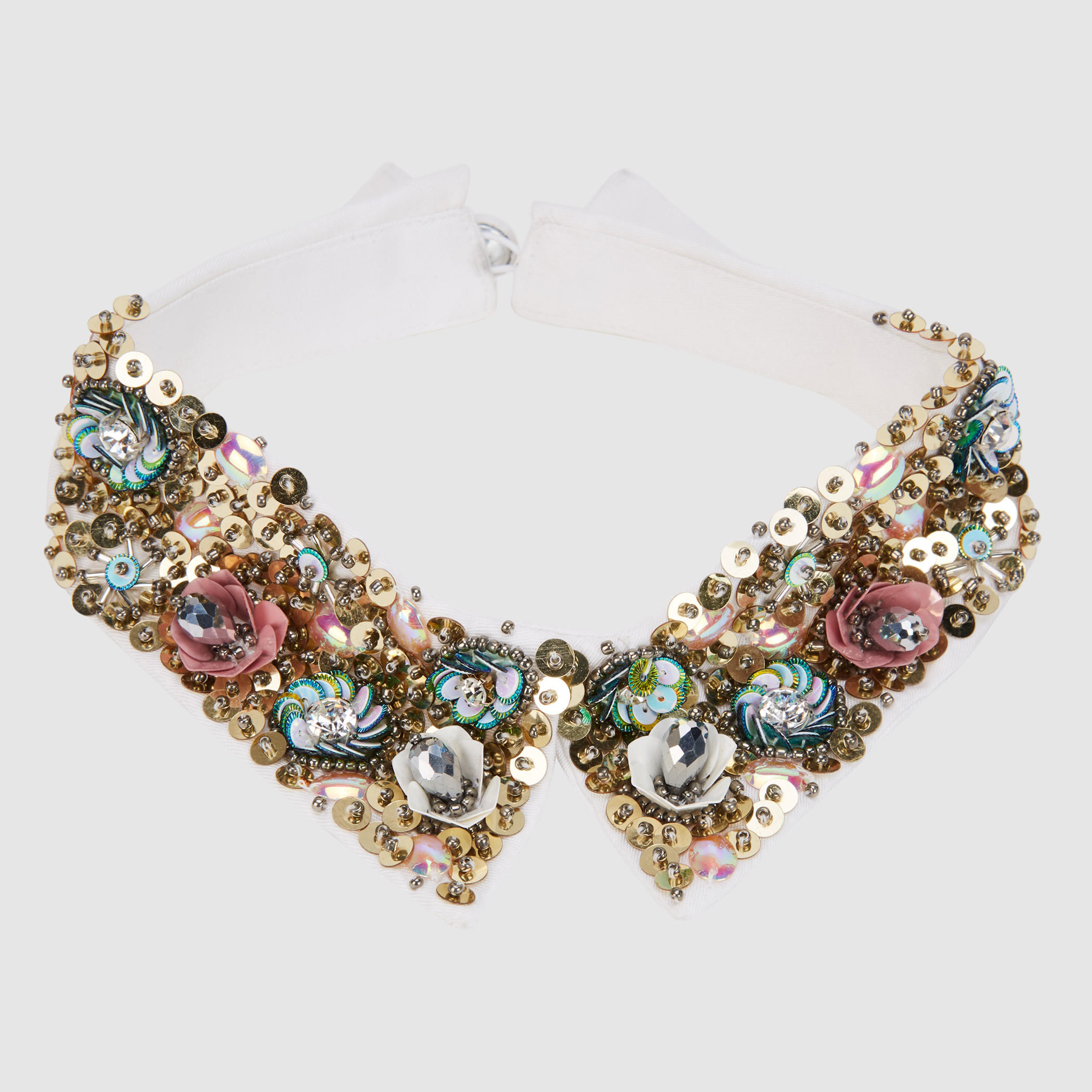 قلادة طوق مرصّعة مع فتحة إغلاق-women-watchesandjewellery-jewellery-necklacesandpendants-image-3