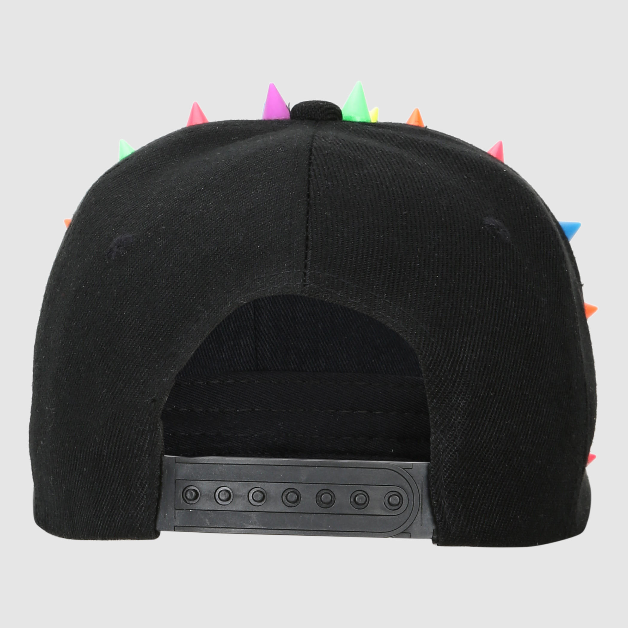 Spike Flat Peak Cap with Snap Closure-women-clothingaccessories-capsandhats-image-2