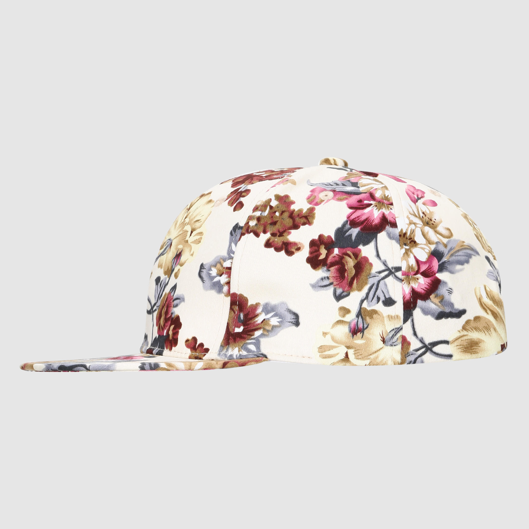 قبعة كاب بثنية إغلاق وطبعات-women-clothingaccessories-capsandhats-image-1