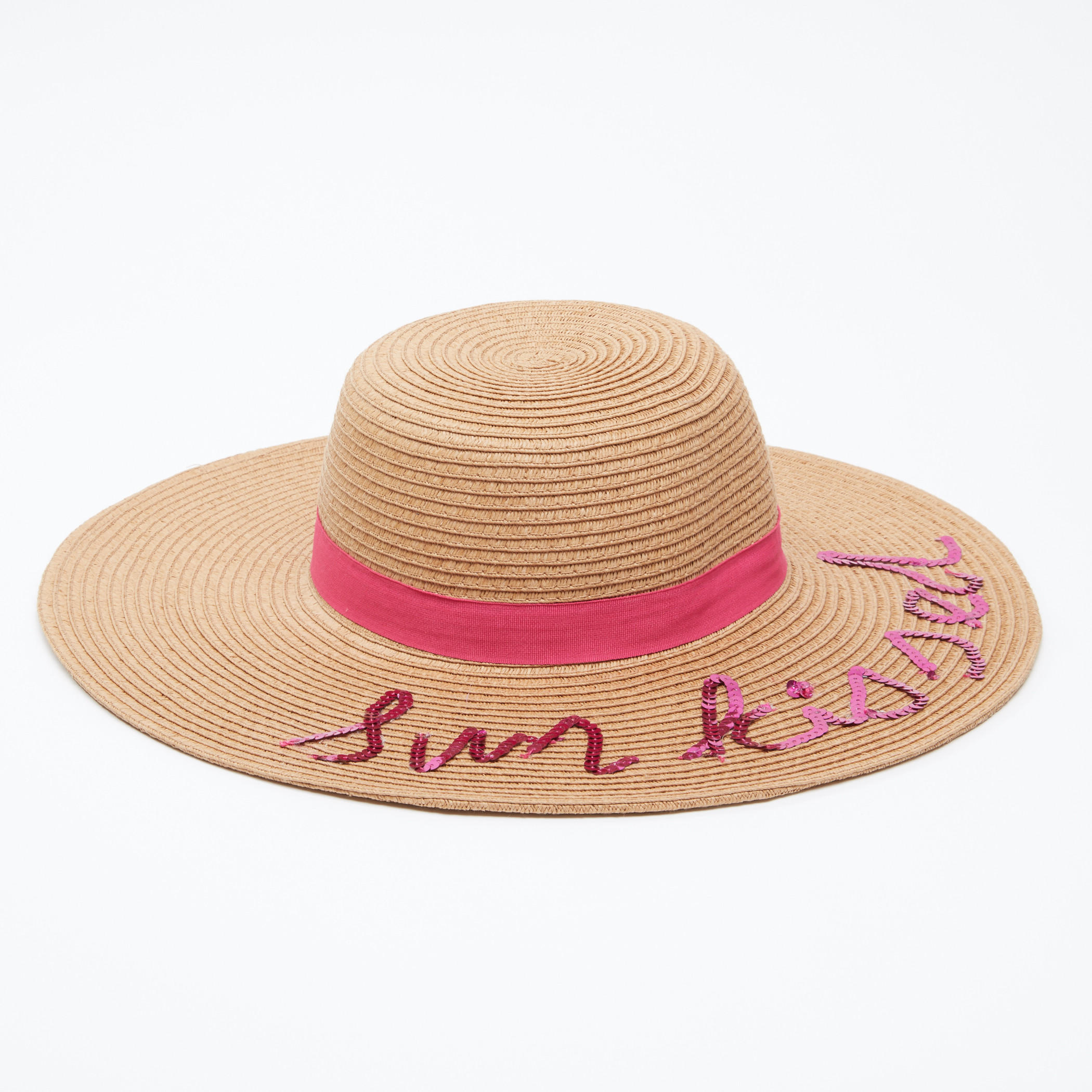 قبّعة بارزة الملمس مزيّنة بالترتر-women-clothingaccessories-capsandhats-image-1