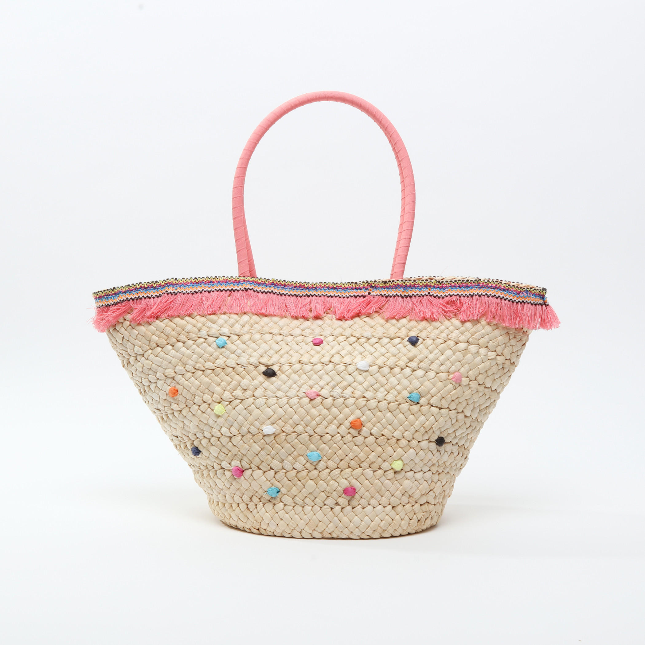 Textured Hand Bag with Fringes-women-bagsandwallets-handbags-image-1